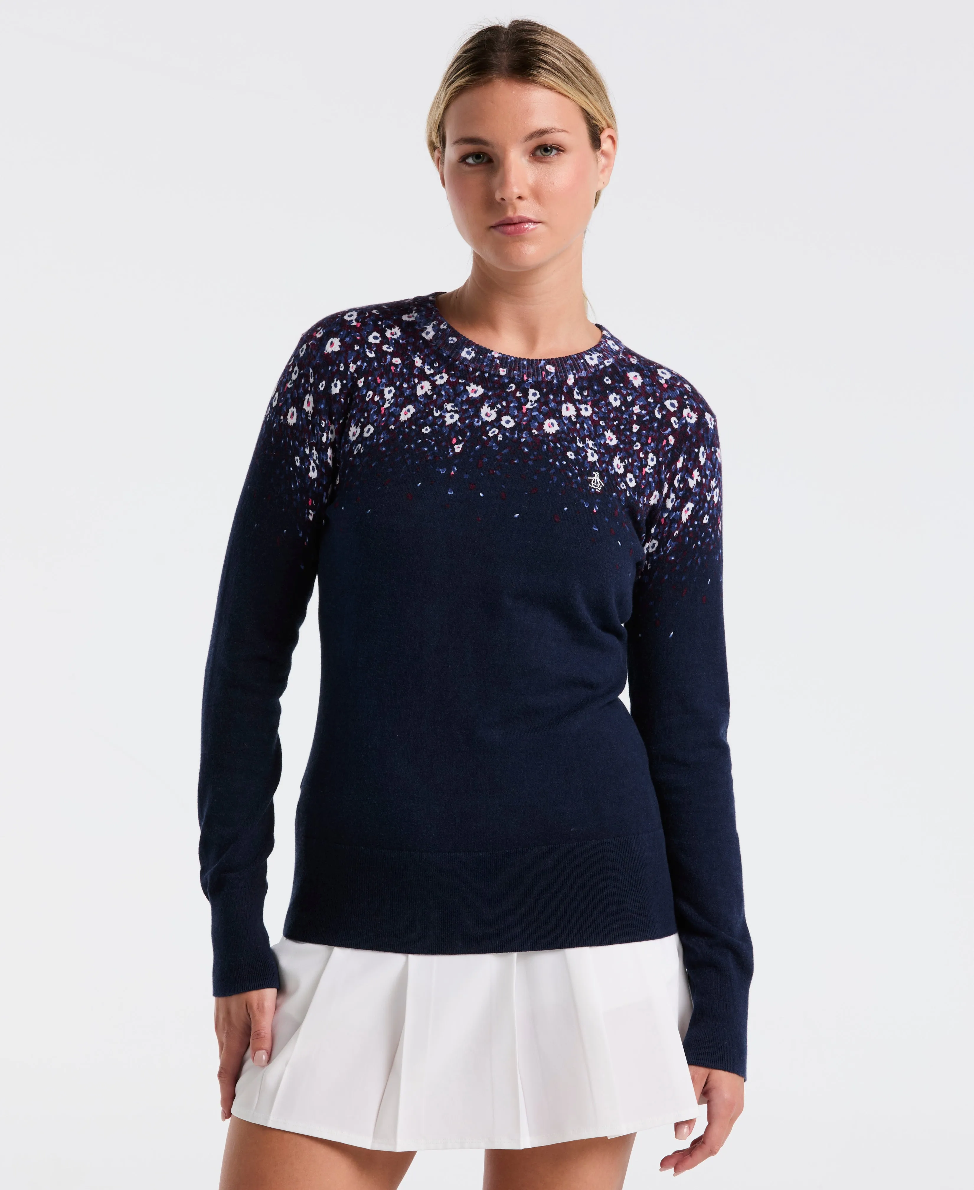 Women's Engineered Zen Floral Sweater sold by Original Penguin product image thumbnail 2