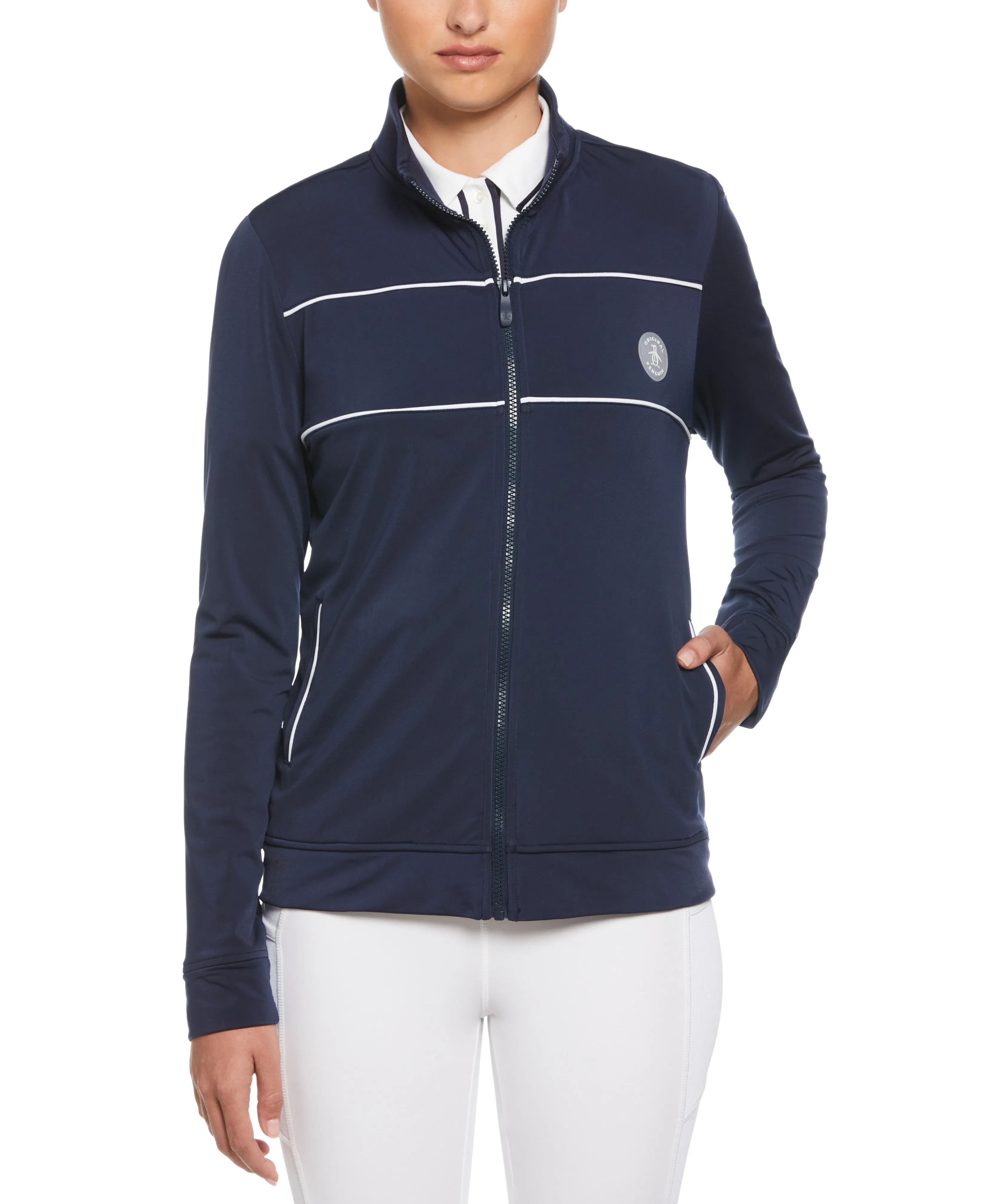 Women's Performance Track Tennis Jacket sold by Original Penguin product image thumbnail 3
