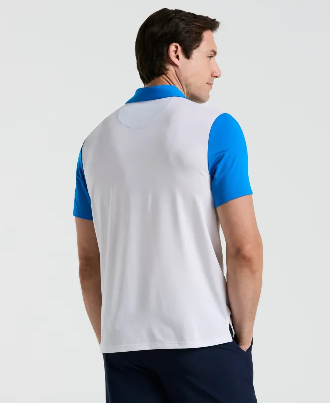 Heritage Blocked Performance Tennis Tee sold by Original Penguin