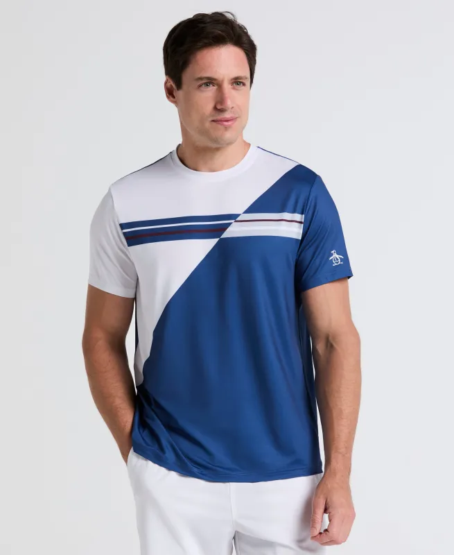 Performance Color Block Tennis Tee sold by Original Penguin