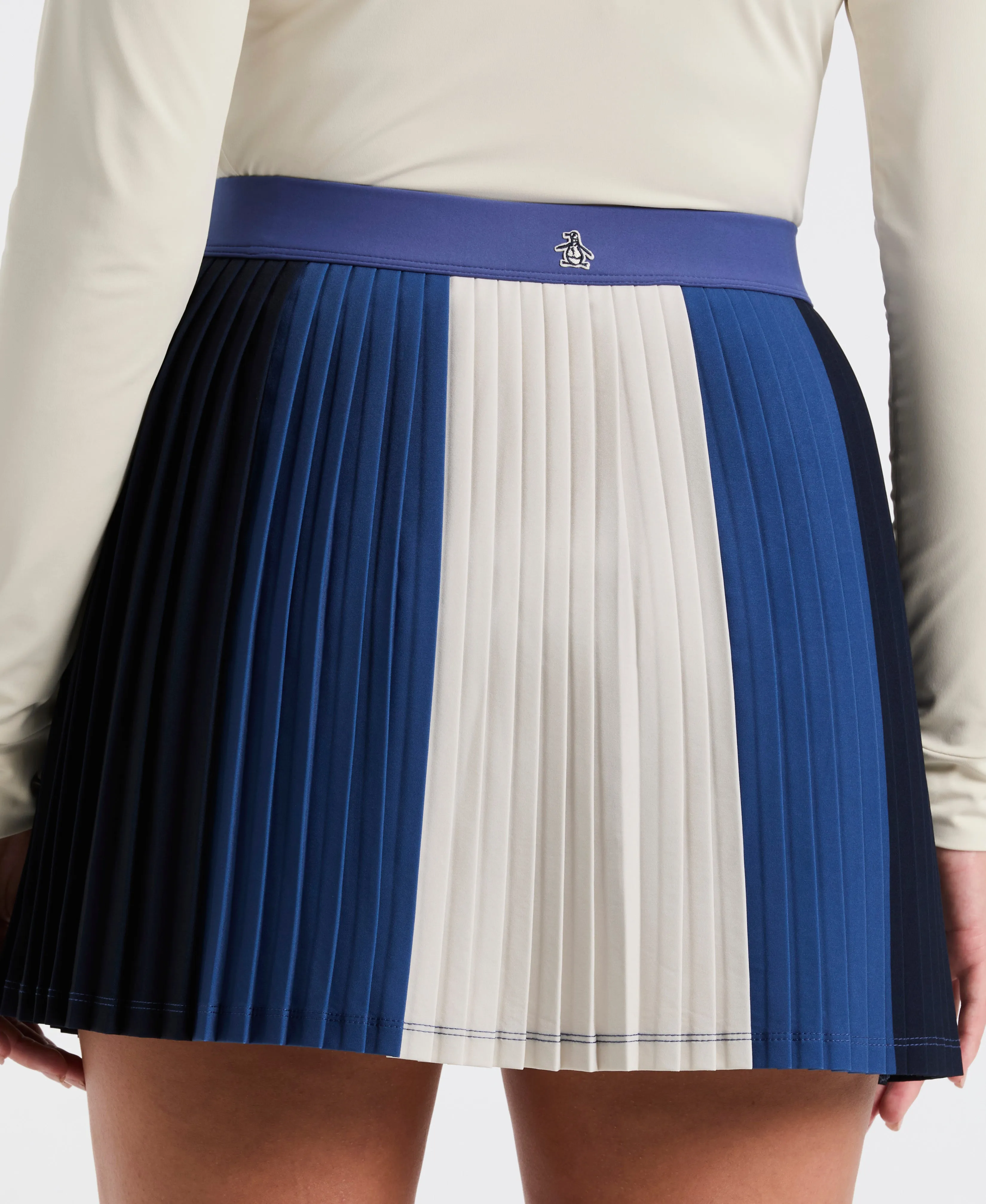 Women's 16" Micro Pleated Colorblock Skort sold by Original Penguin product image thumbnail 3