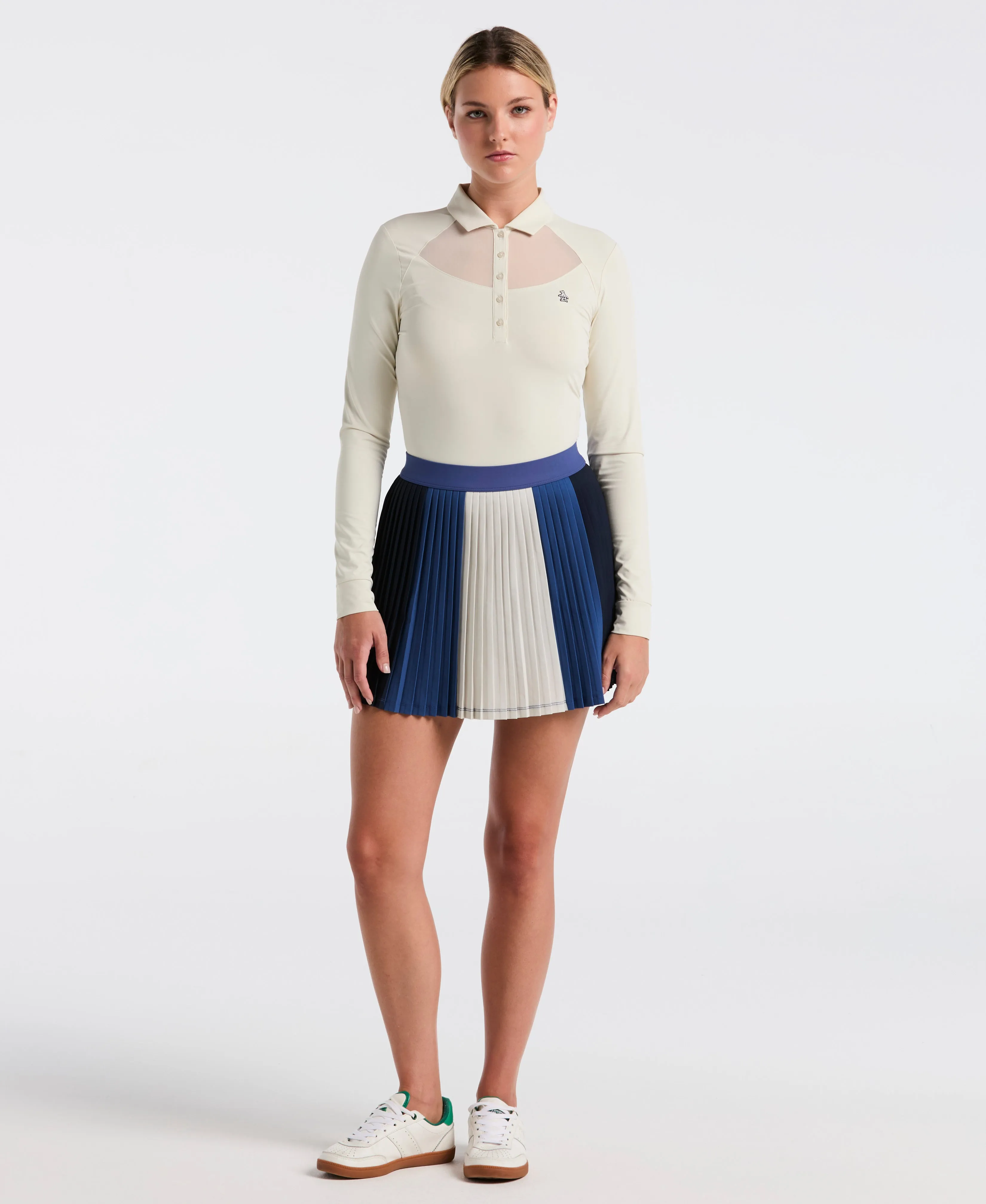 Women's 16" Micro Pleated Colorblock Skort sold by Original Penguin product image thumbnail 5