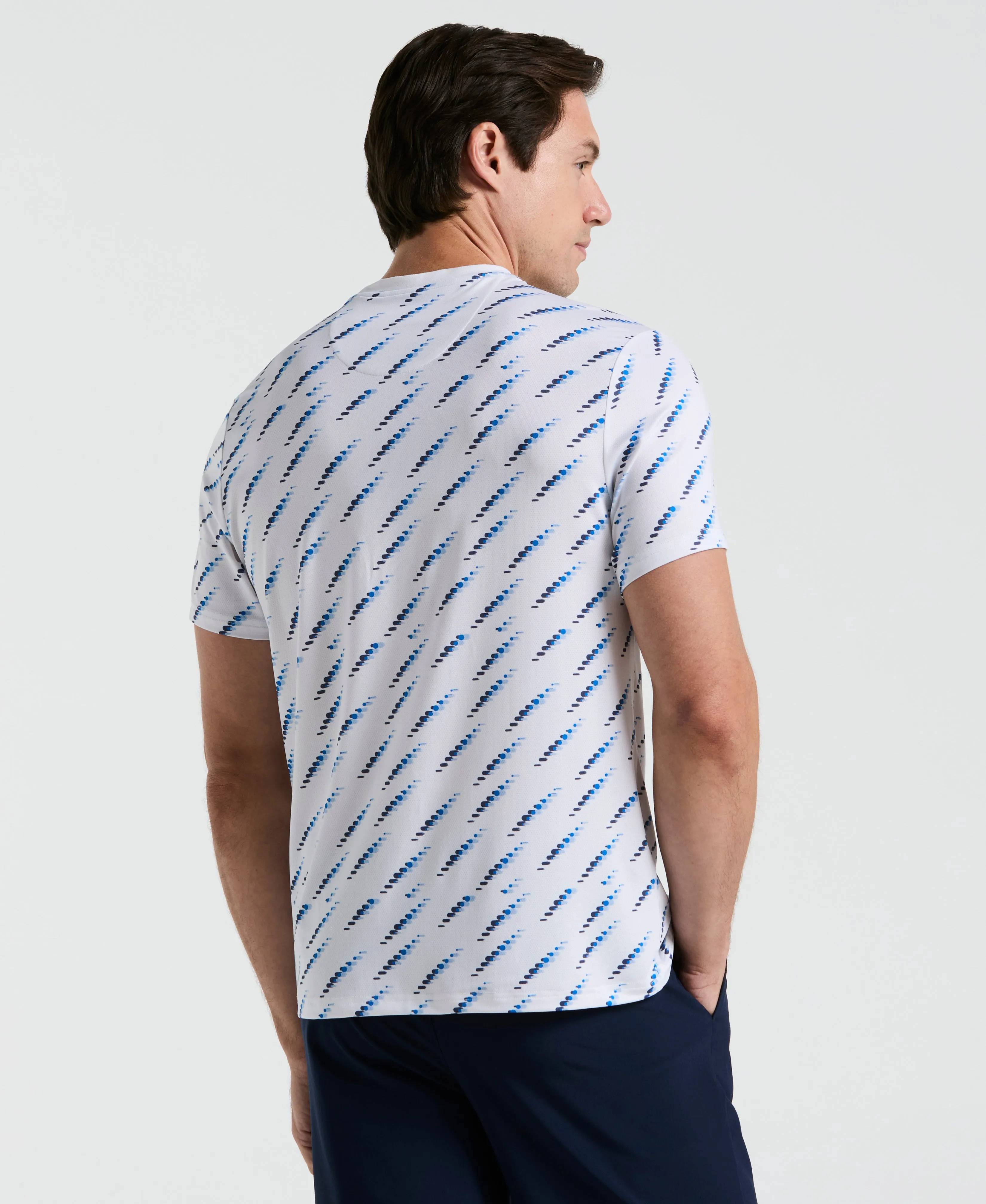Performance Ball Block Tennis Tee sold by Original Penguin