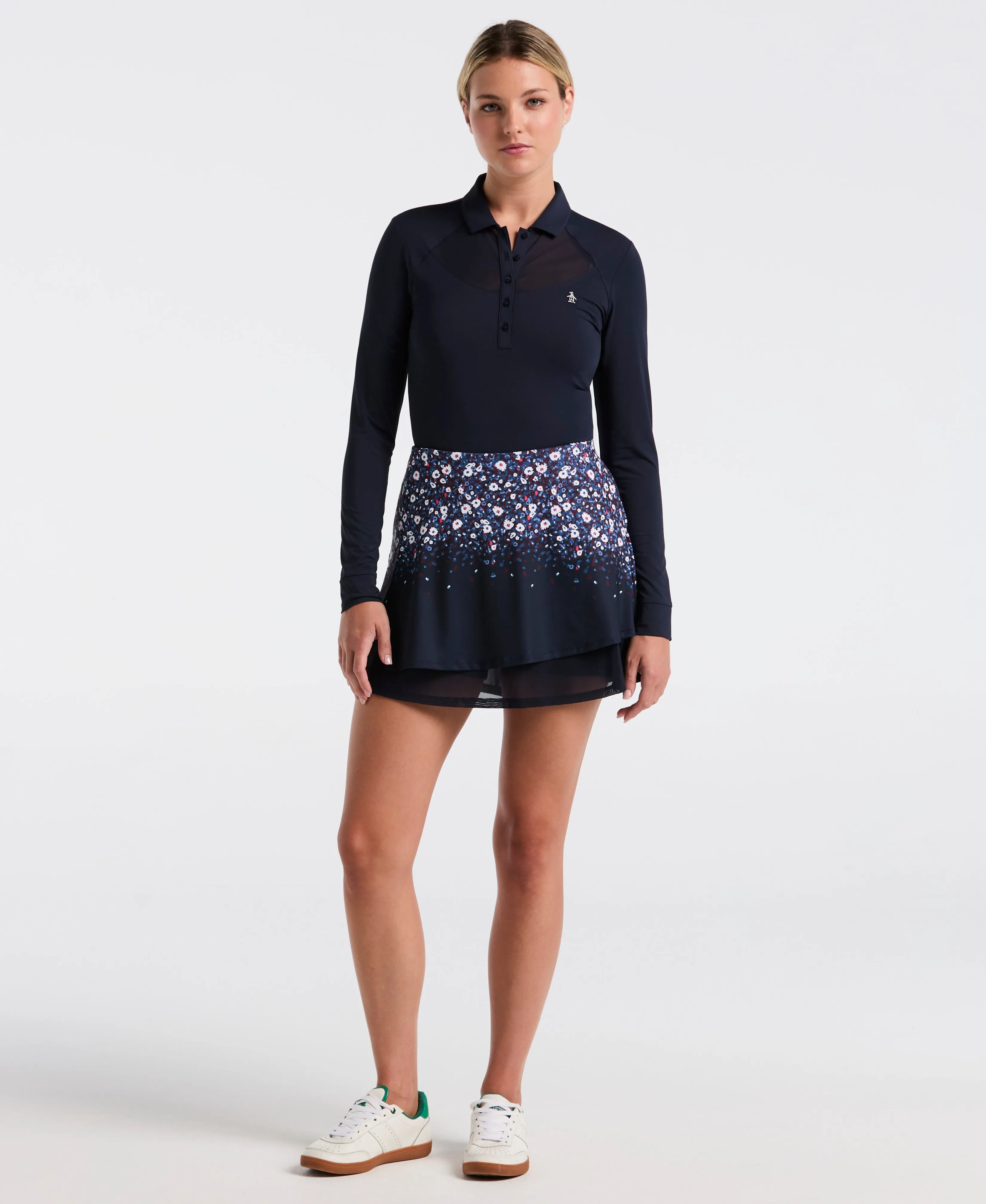 Women's 14" Zen Floral Double Layer Skort sold by Original Penguin product image thumbnail 3