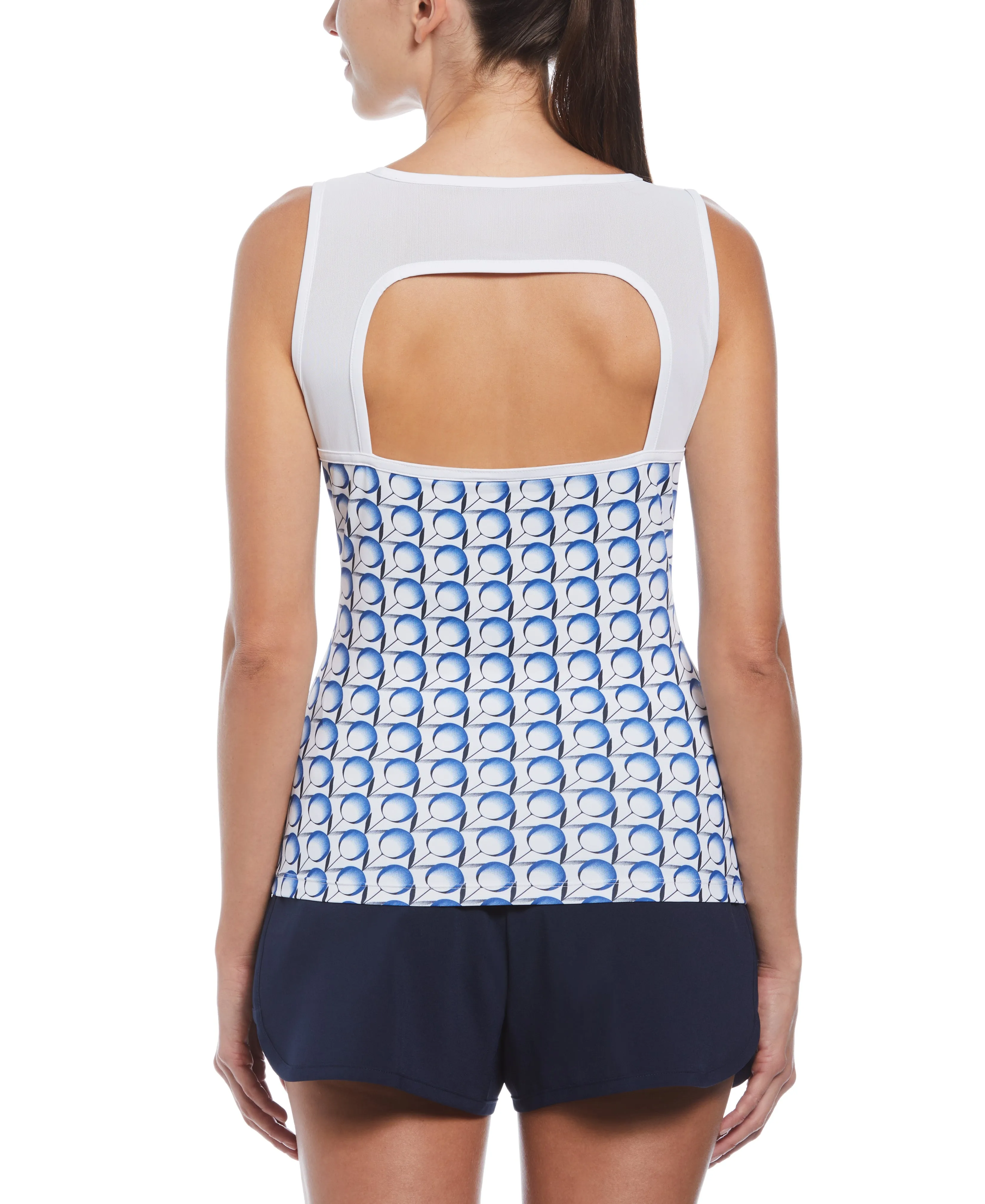 Women's Print V-Neck Tennis Tank Top sold by Original Penguin product image thumbnail 2