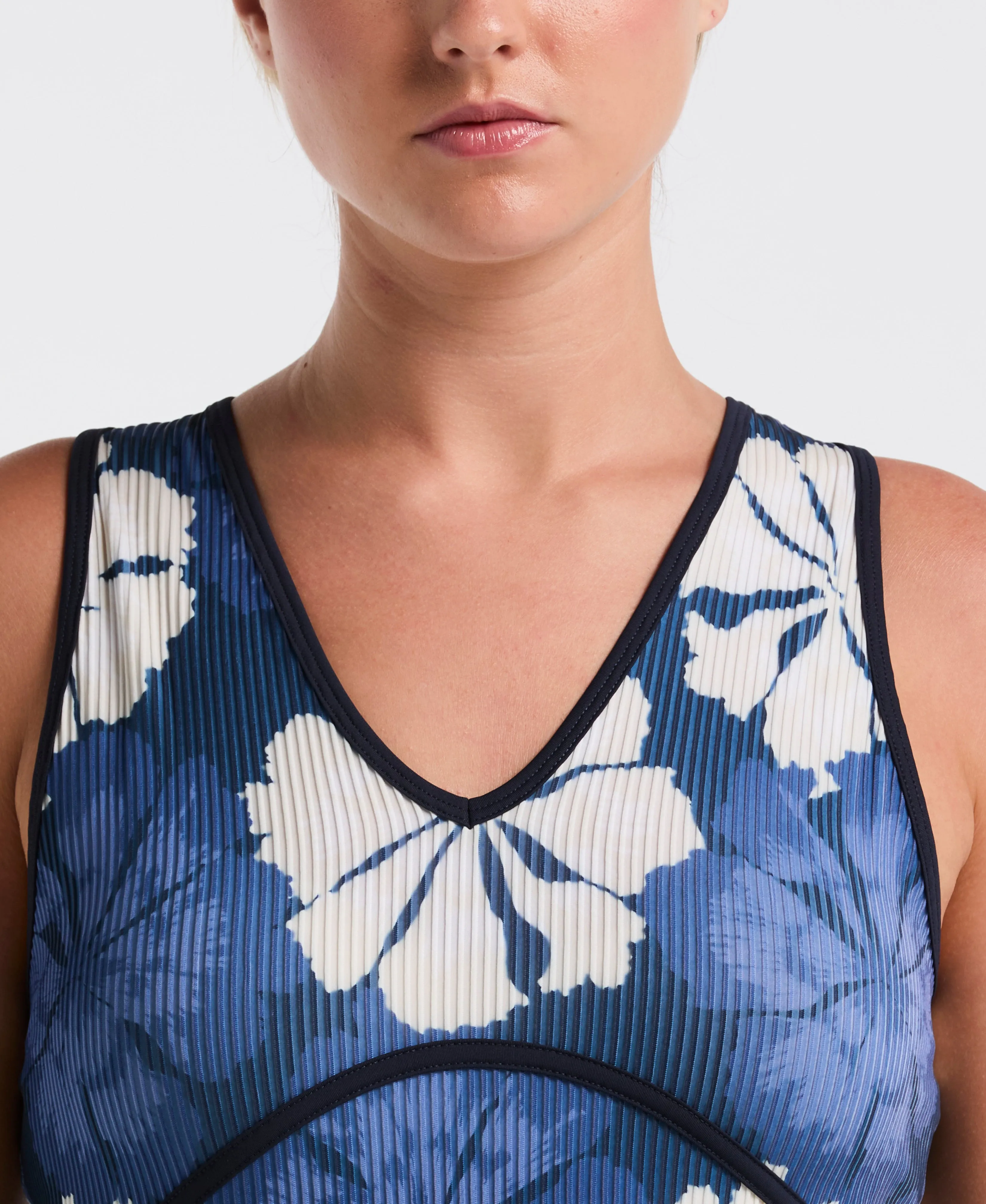 Women's Fuji Floral Ribbed Tennis Tank sold by Original Penguin product image thumbnail 2