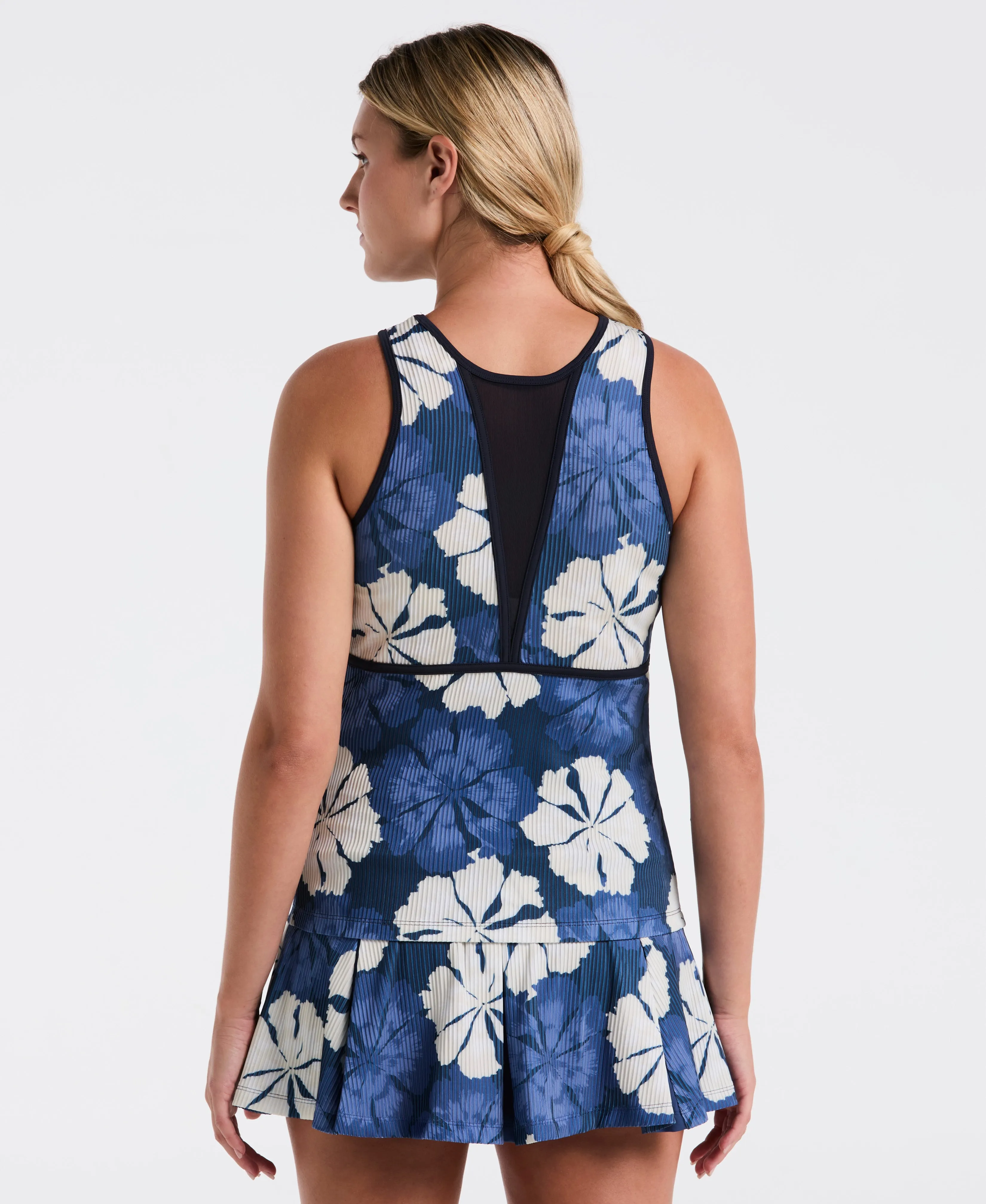 Women's Fuji Floral Ribbed Tennis Tank sold by Original Penguin product image thumbnail 4