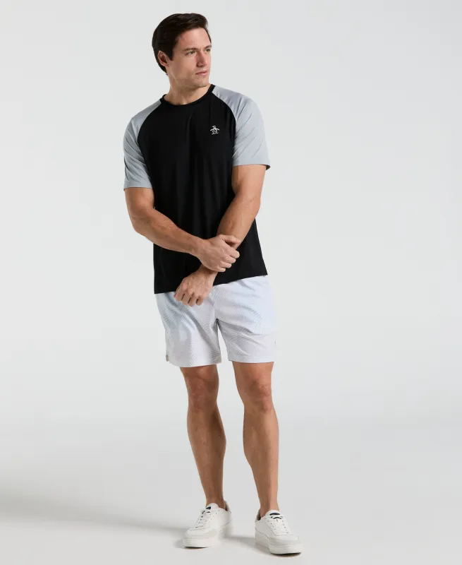 Core Blocked Performance Tennis Tee sold by Original Penguin