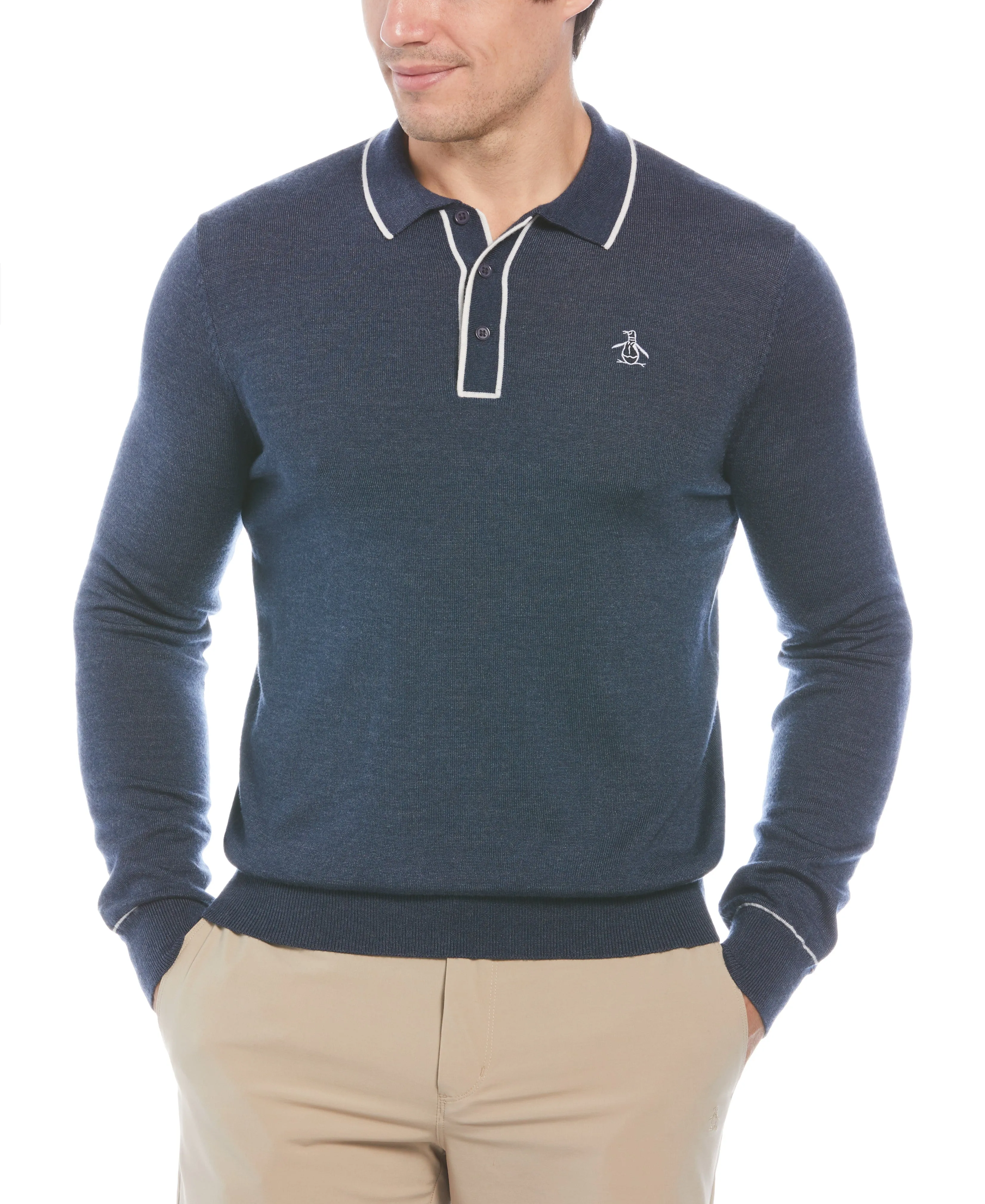 The Earl™ Merino Wool Golf Sweater sold by Original Penguin product image thumbnail 4