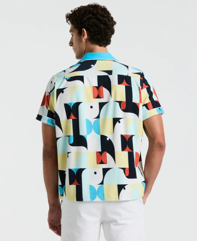 Camp All-Over Penguin Deco Shirt sold by Original Penguin