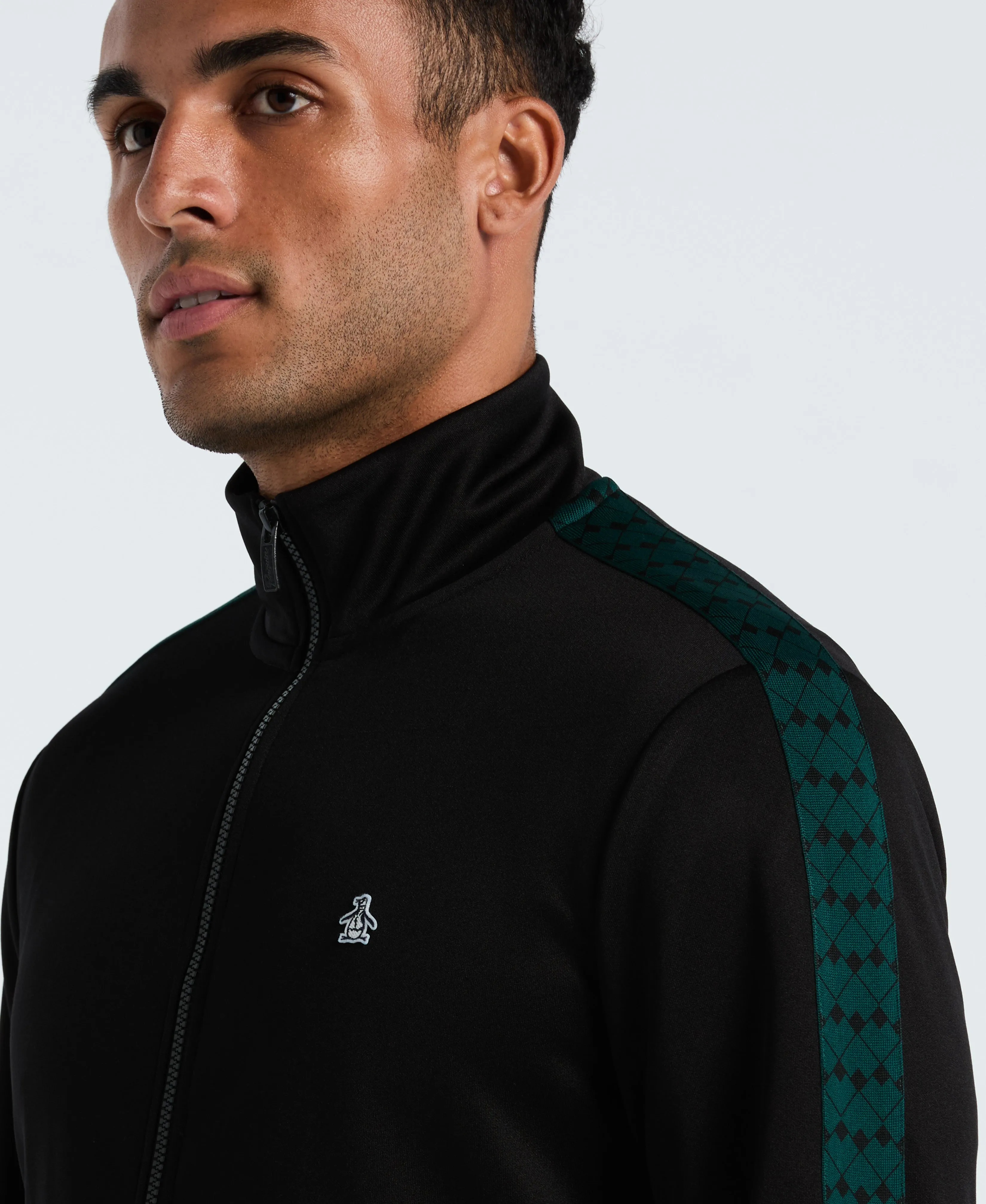 Double Knit Novelty Tape Track Jacket sold by Original Penguin product image thumbnail 3