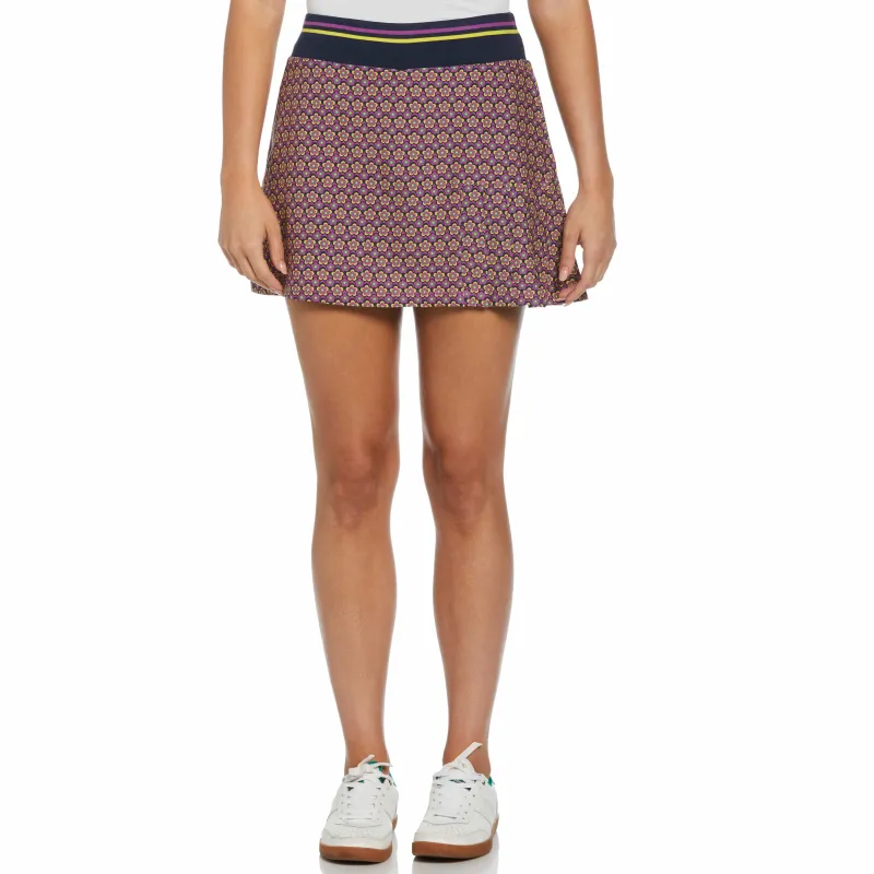 Women's Printed Engineered Pleated Skort sold by Original Penguin