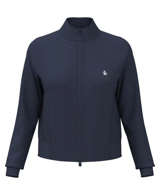 Women's Full-Zip Textured Knit Golf Jacket sold by Original Penguin
