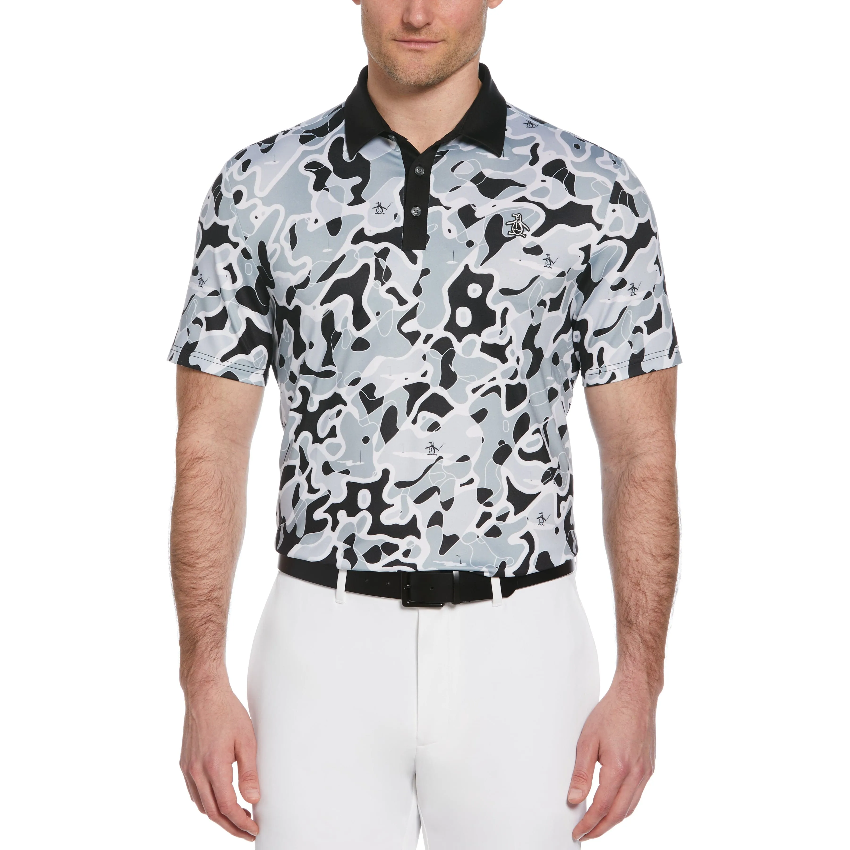 Bunker Print Short Sleeve Golf Polo sold by Original Penguin