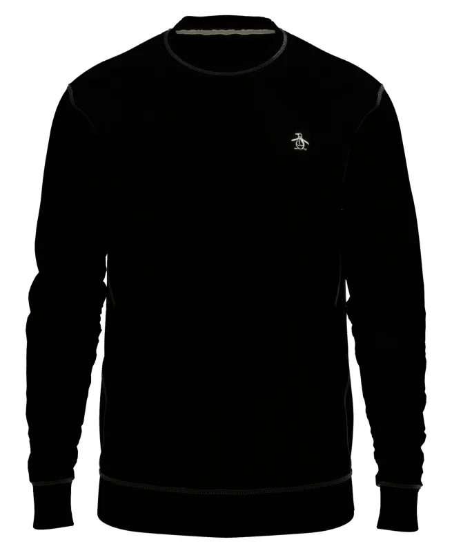 Fleece Embroidered Pete Crewneck sold by Original Penguin