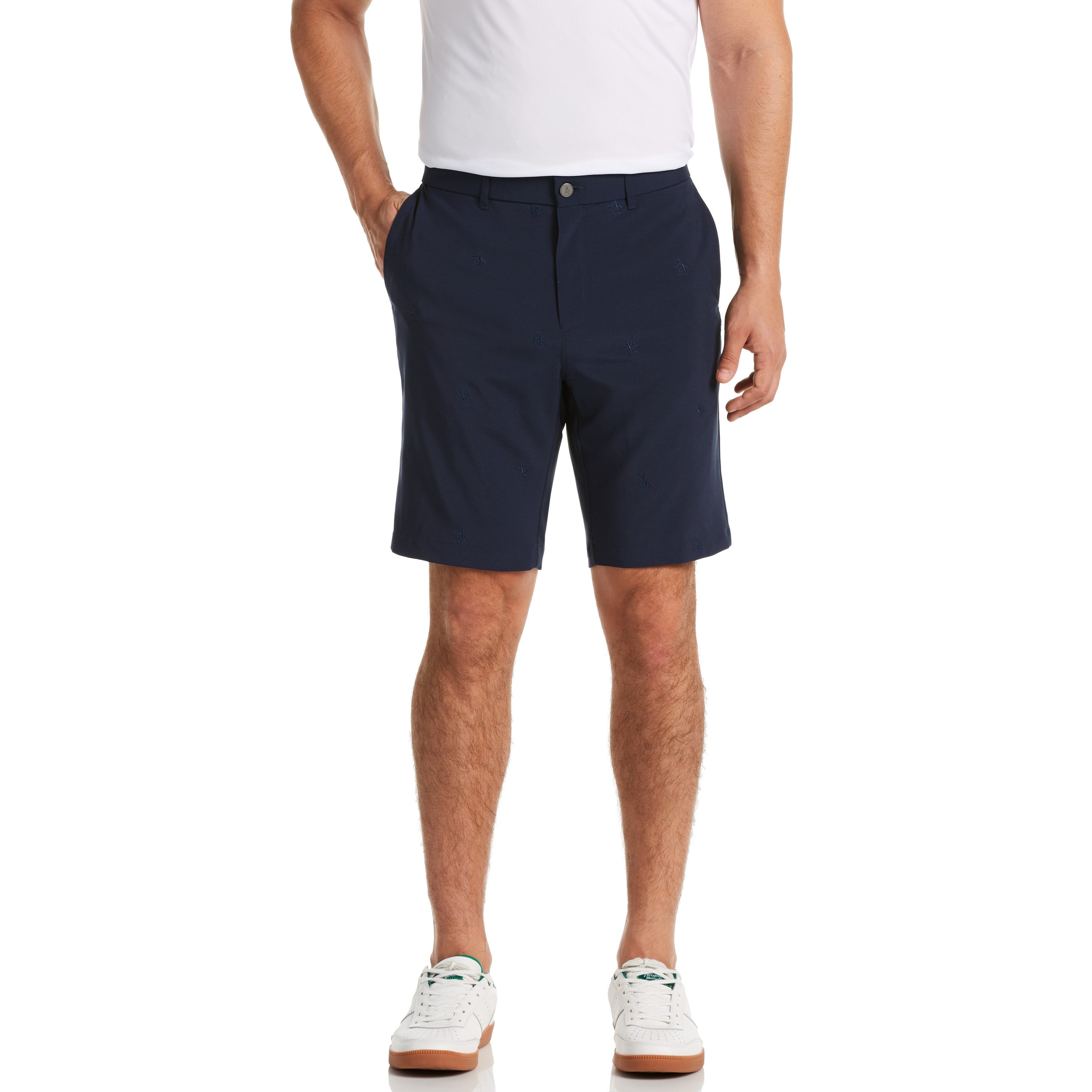 All Over Pete Embroidered Golf Short sold by Original Penguin