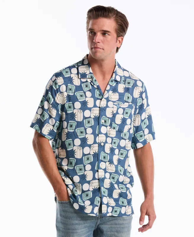 Retro Geo Camp Shirt sold by Original Penguin