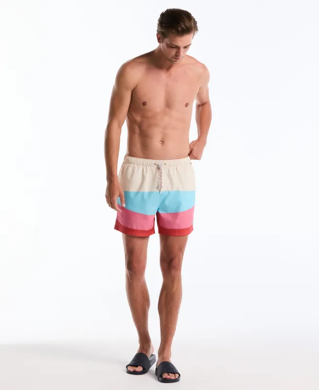 5" Degrade Wave Swim Short sold by Original Penguin