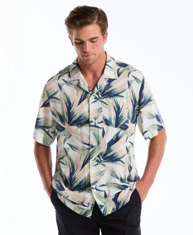 All-Over Succulent Camp Shirt sold by Original Penguin
