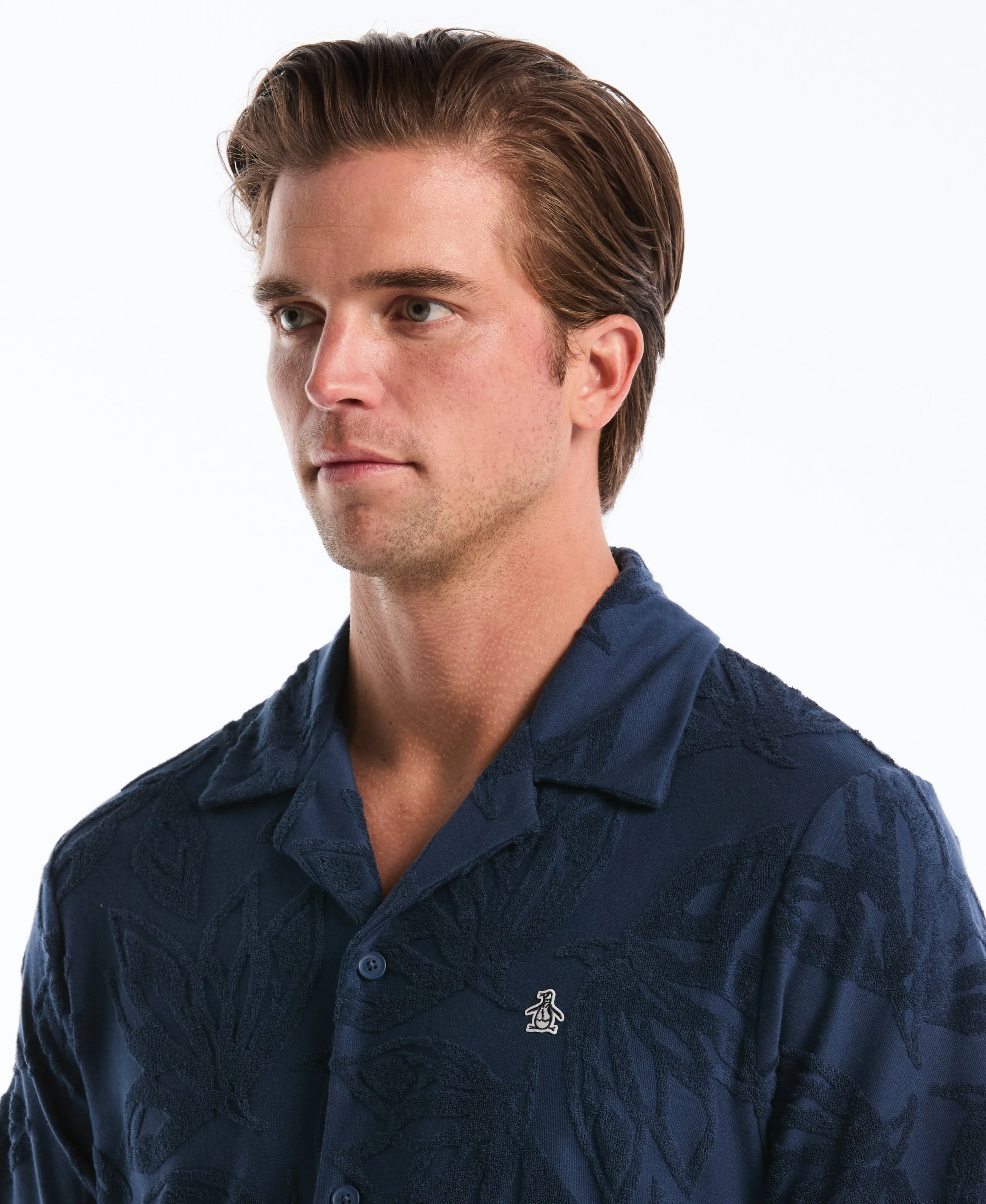 Terry Floral Button Polo sold by Original Penguin product image thumbnail 3