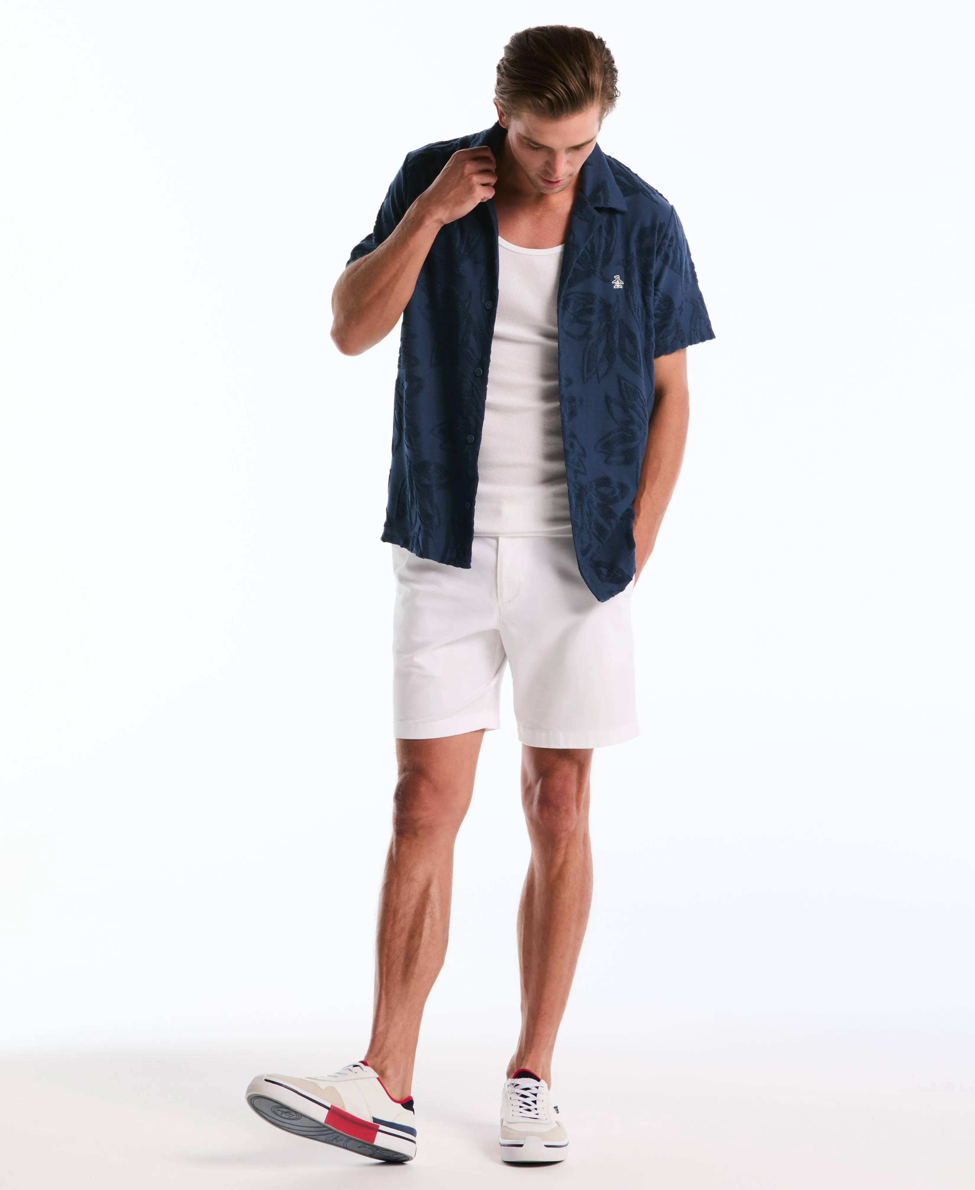 Terry Floral Button Polo sold by Original Penguin product image thumbnail 5