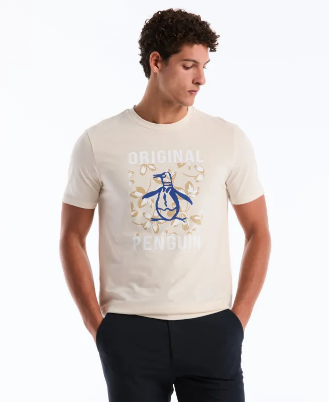 Floral Pete Graphic Cotton Tee sold by Original Penguin