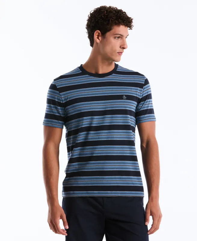 Jersey All-Over Stripe Tee sold by Original Penguin