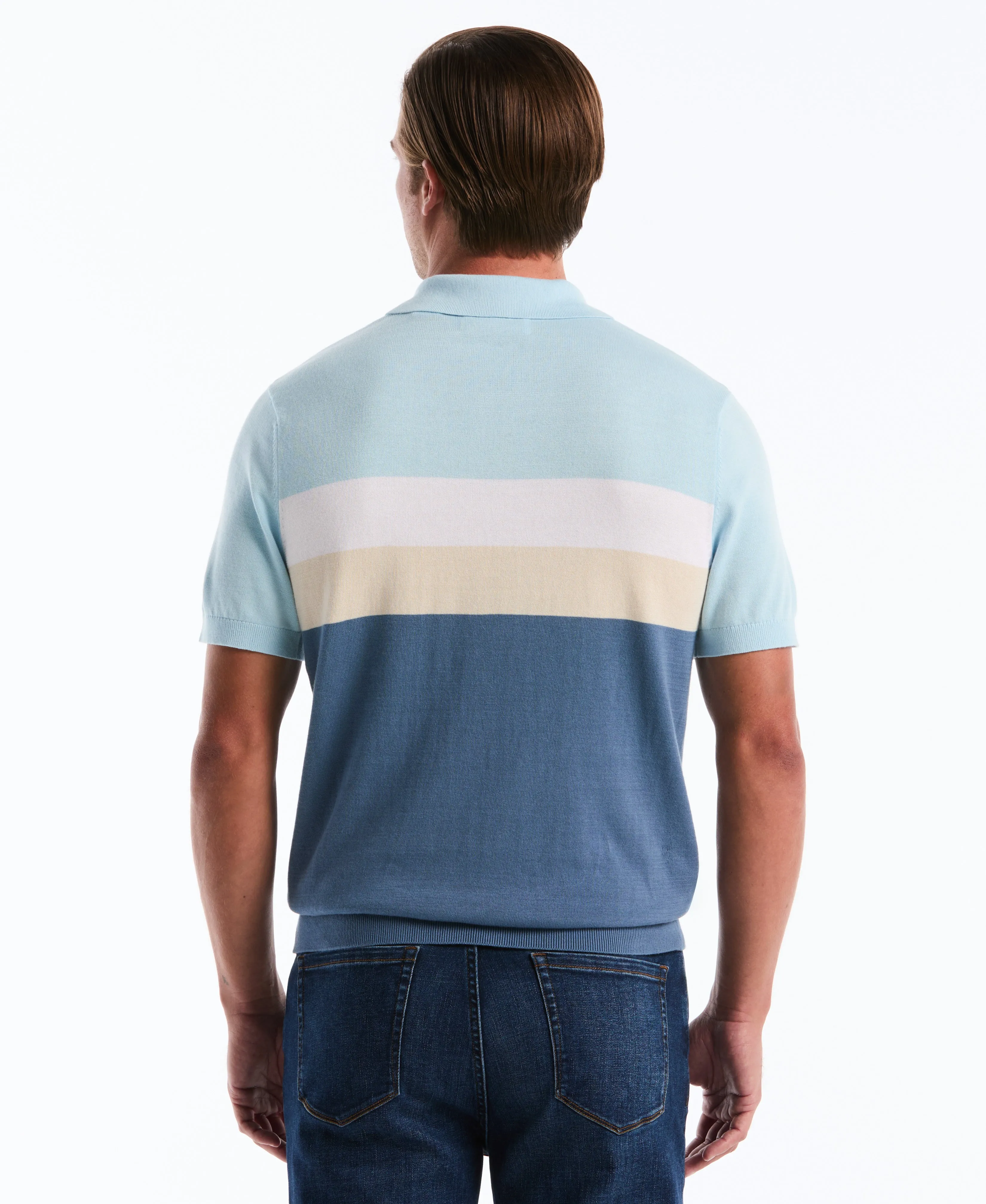 Chest Stripe Sweater Polo sold by Original Penguin product image thumbnail 2