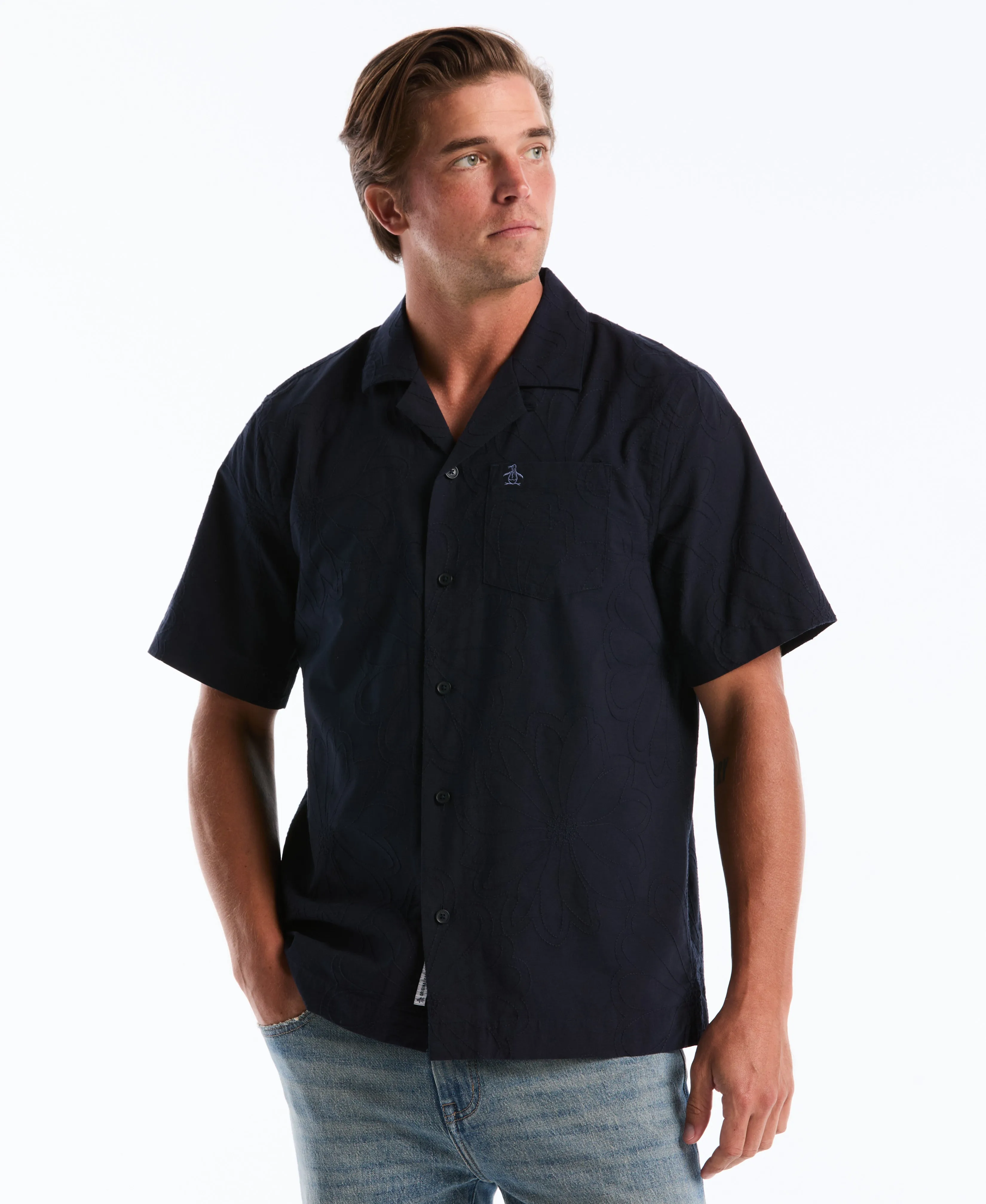 All-Over Flower Camp Shirt sold by Original Penguin product image thumbnail 5