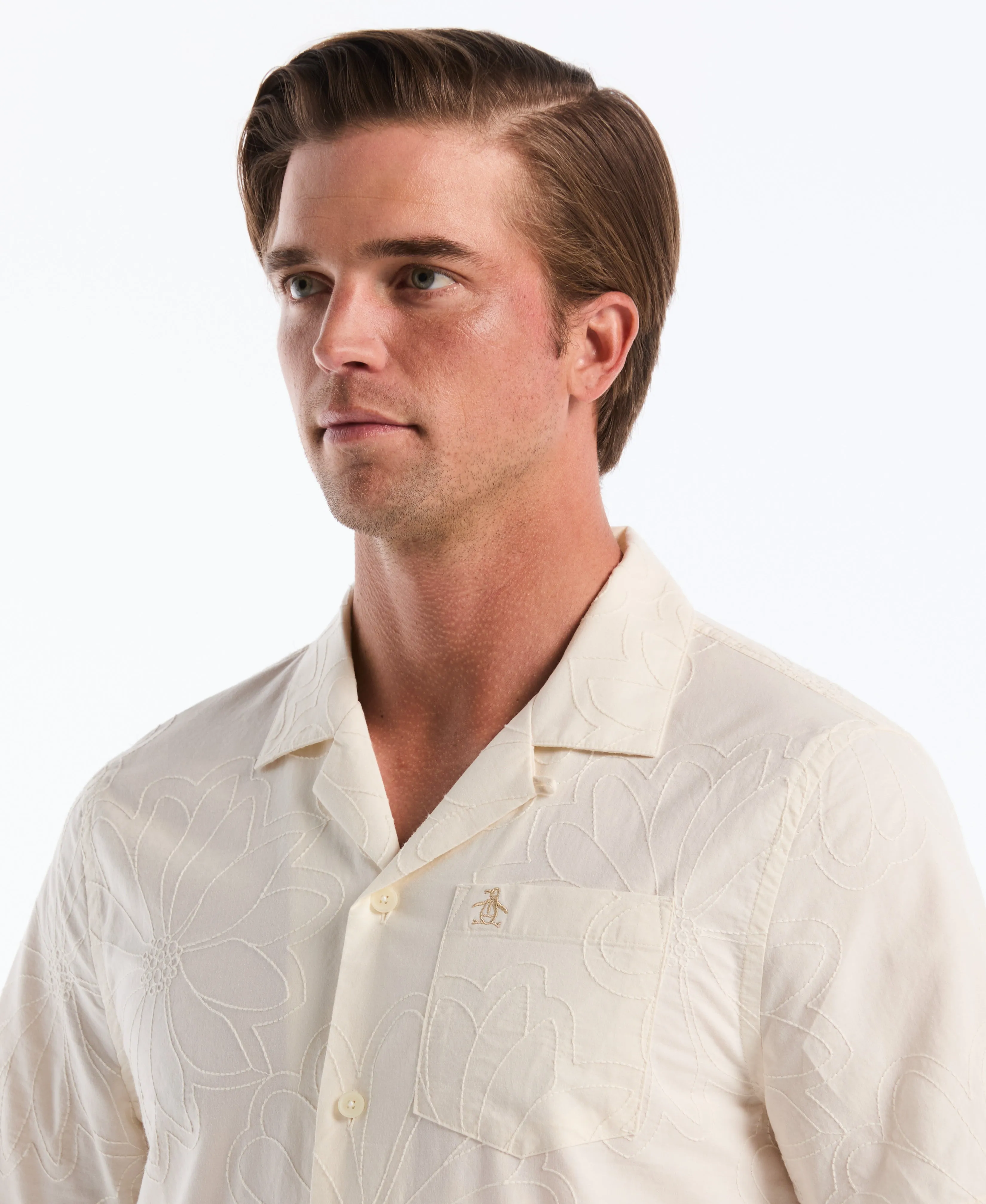 All-Over Flower Camp Shirt sold by Original Penguin product image thumbnail 3
