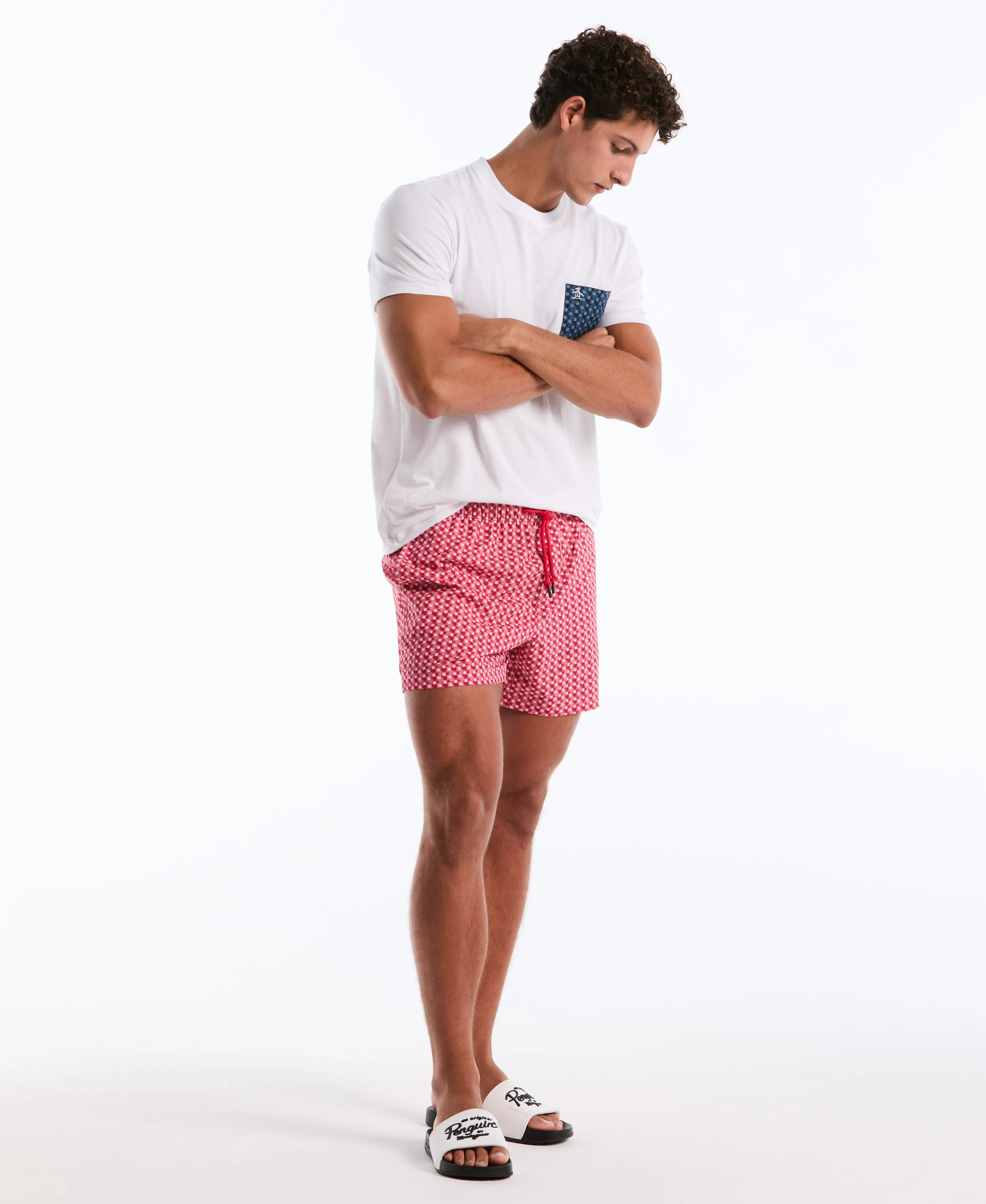 5" Geometric Print Swim Short sold by Original Penguin product image thumbnail 5