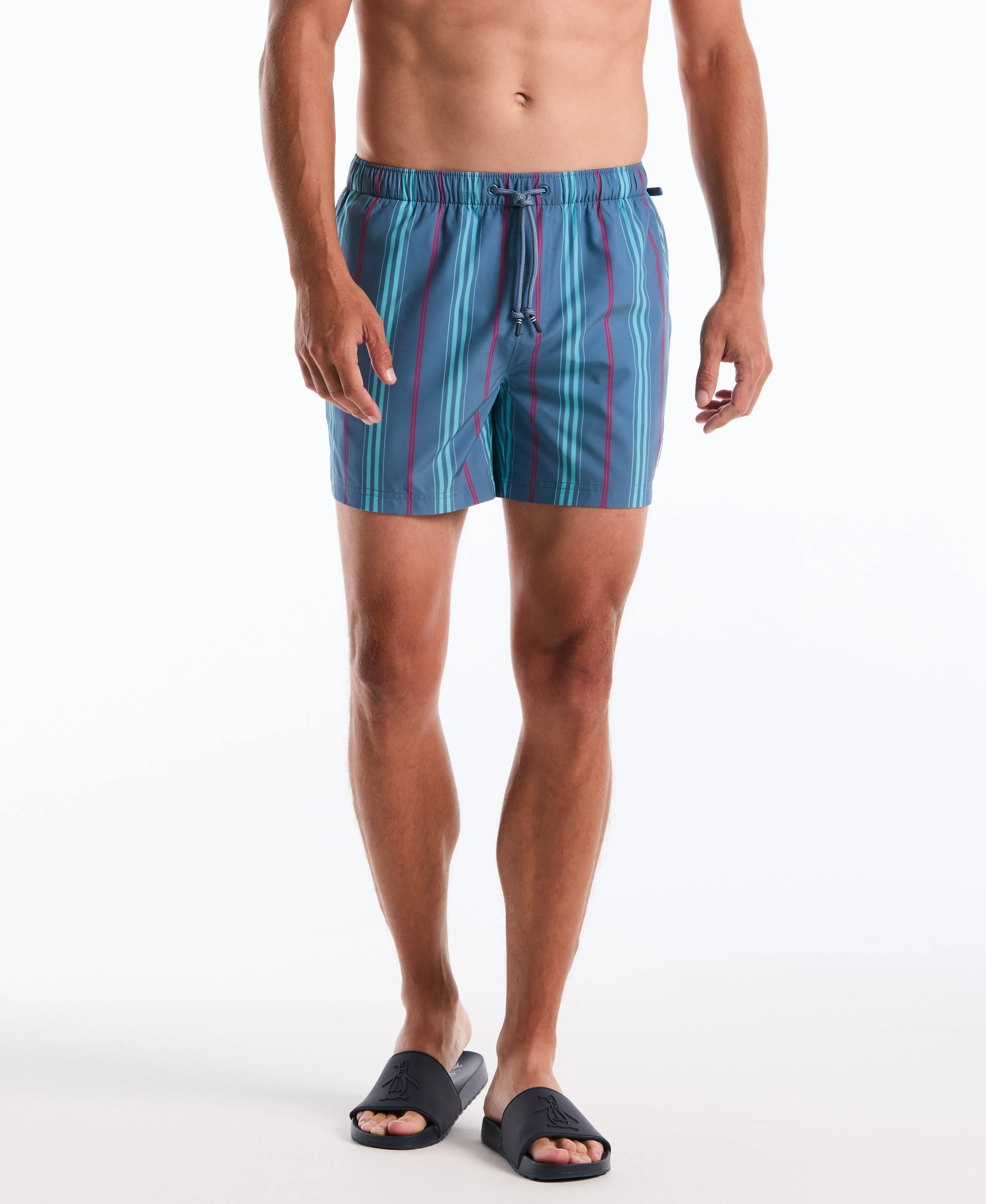 5" Box Stripe Swim Short sold by Original Penguin product image thumbnail 3