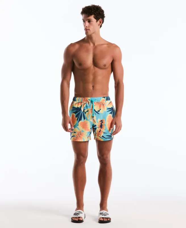 5" All-Over Botanical Swim Short made by Original Penguin