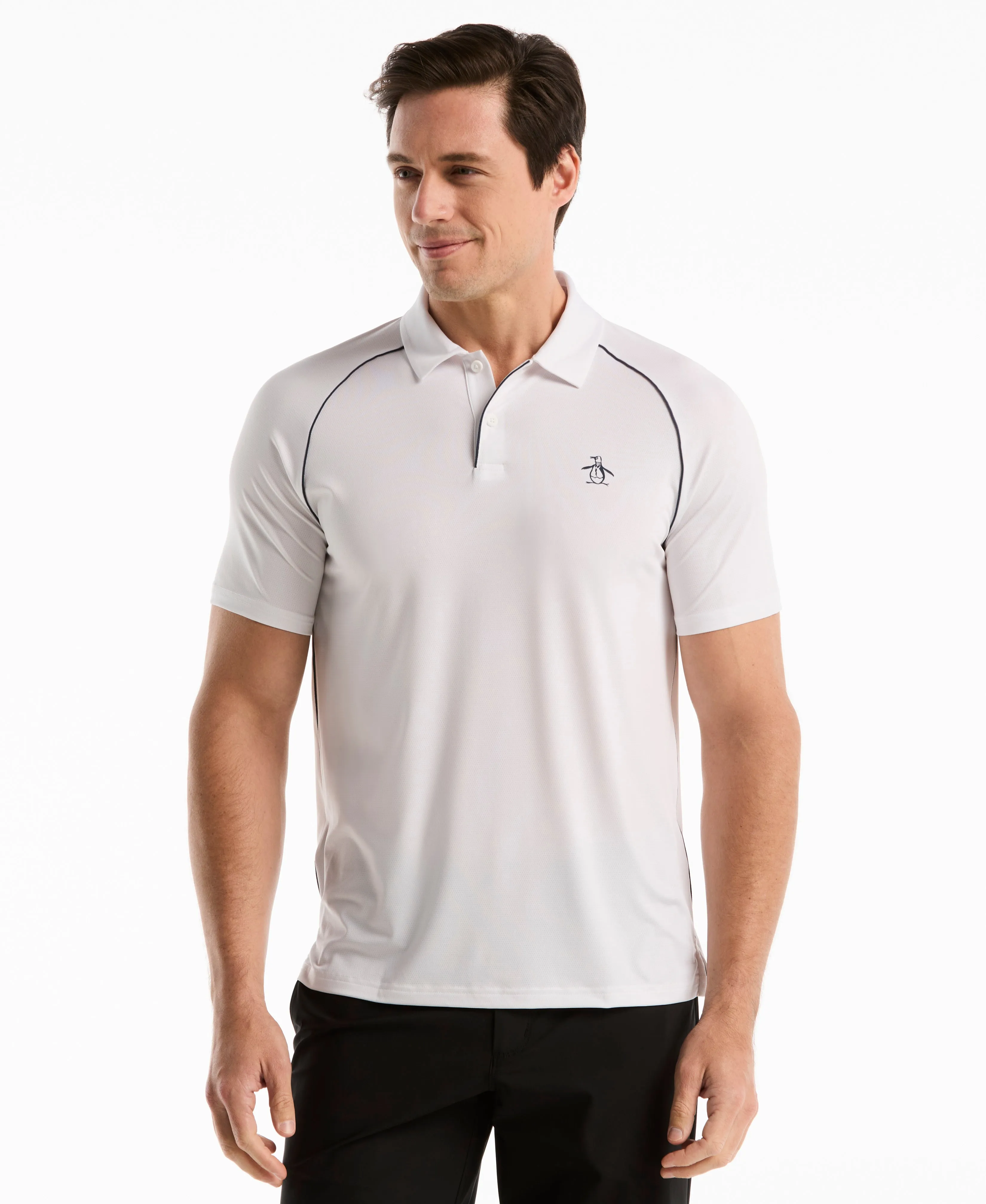 Core Performance Piped Tennis Polo sold by Original Penguin