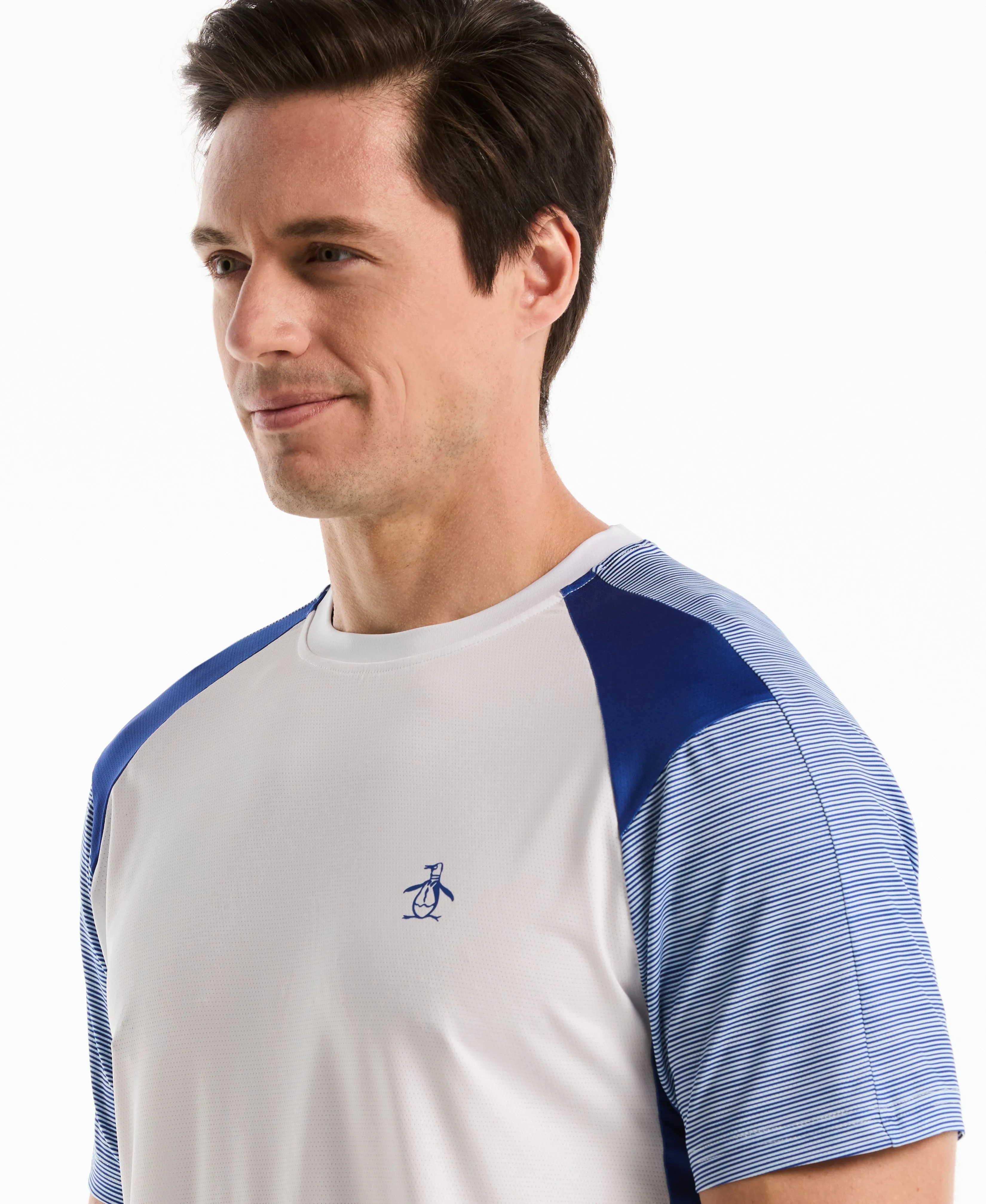 Retro Tech Block Tennis Crew Tee sold by Original Penguin product image thumbnail 3