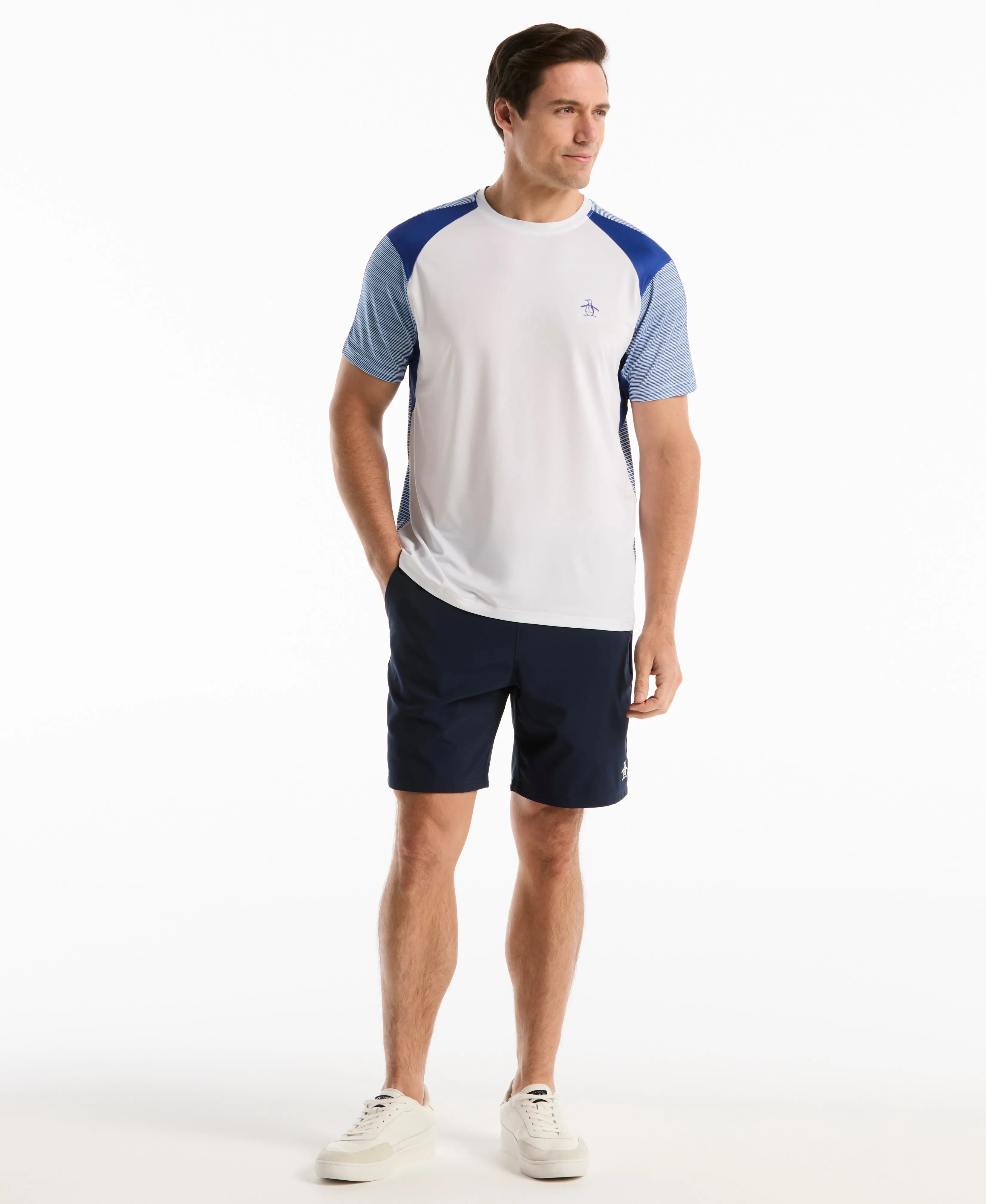 Retro Tech Block Tennis Crew Tee sold by Original Penguin product image thumbnail 4