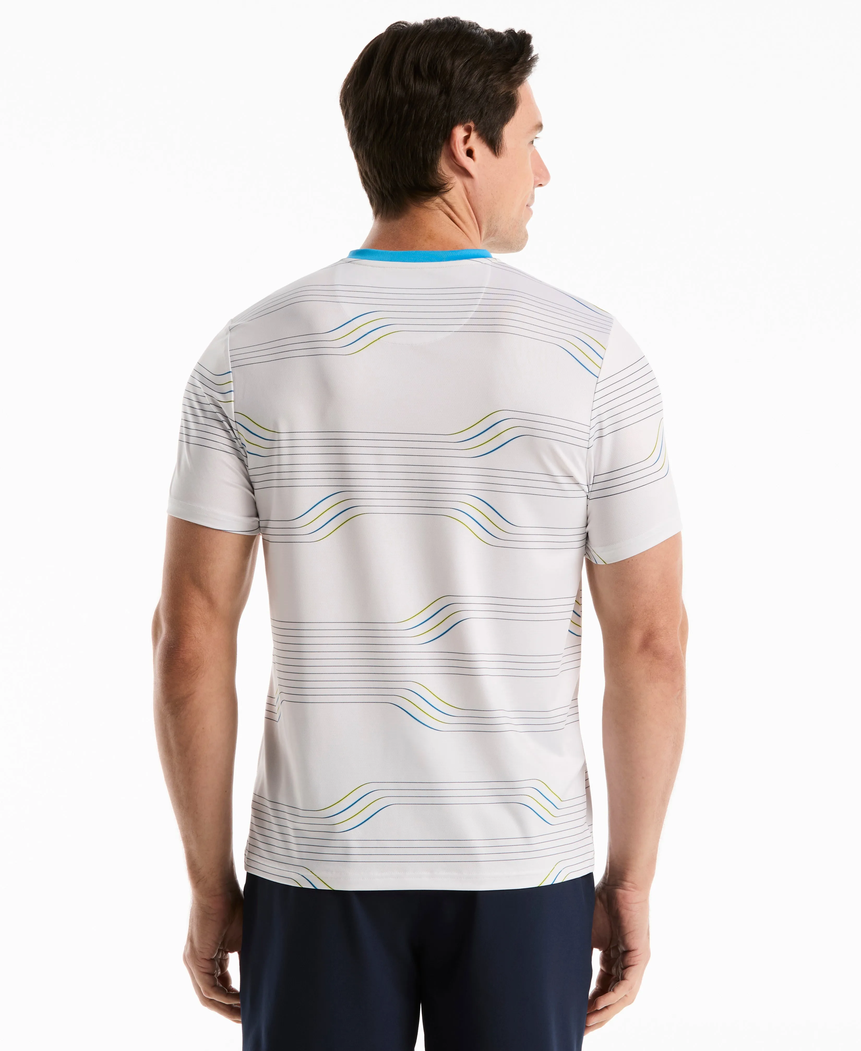 Linear Blocked Tennis Crew Tee sold by Original Penguin product image thumbnail 2