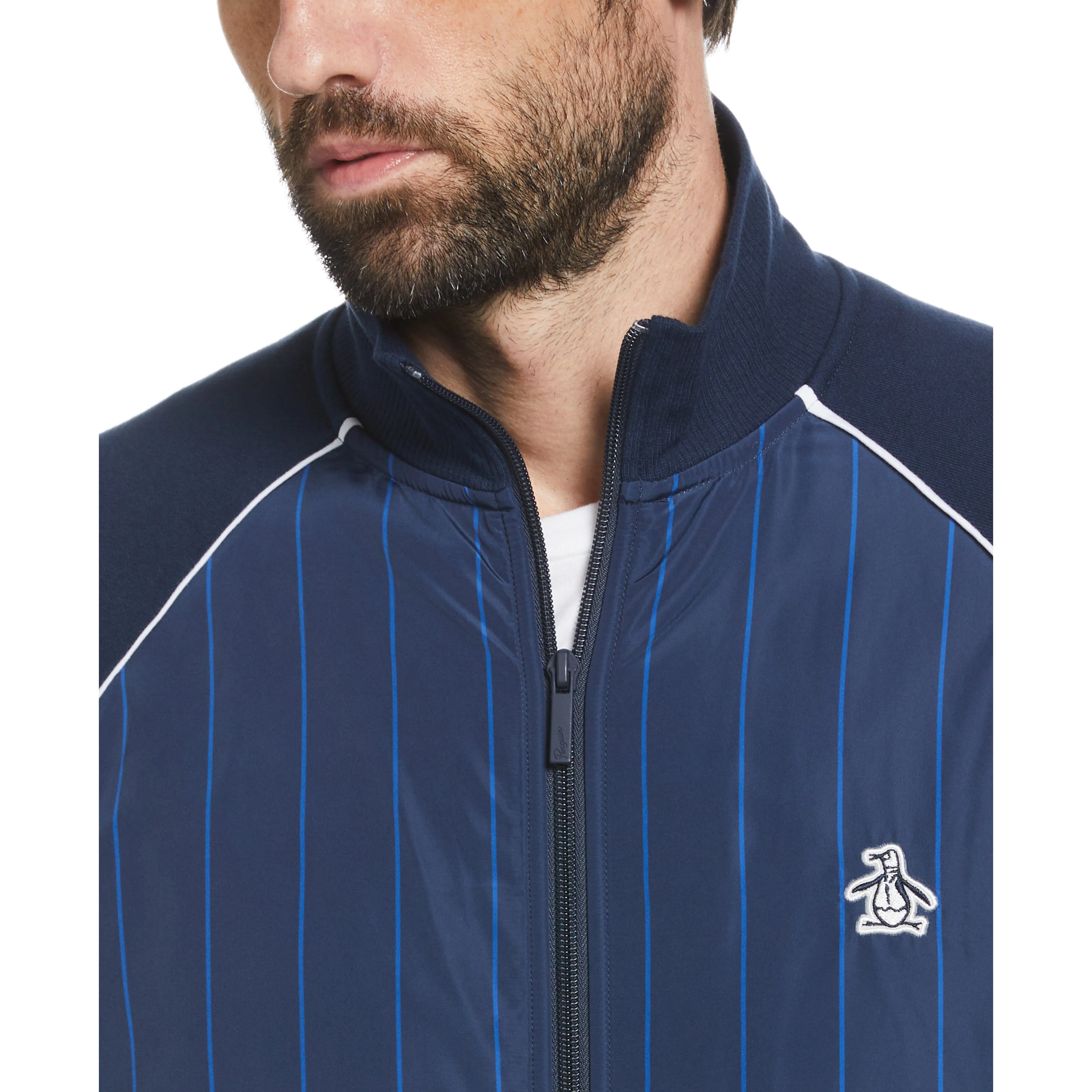 Mixed Media Track Jacket sold by Original Penguin product image thumbnail 3