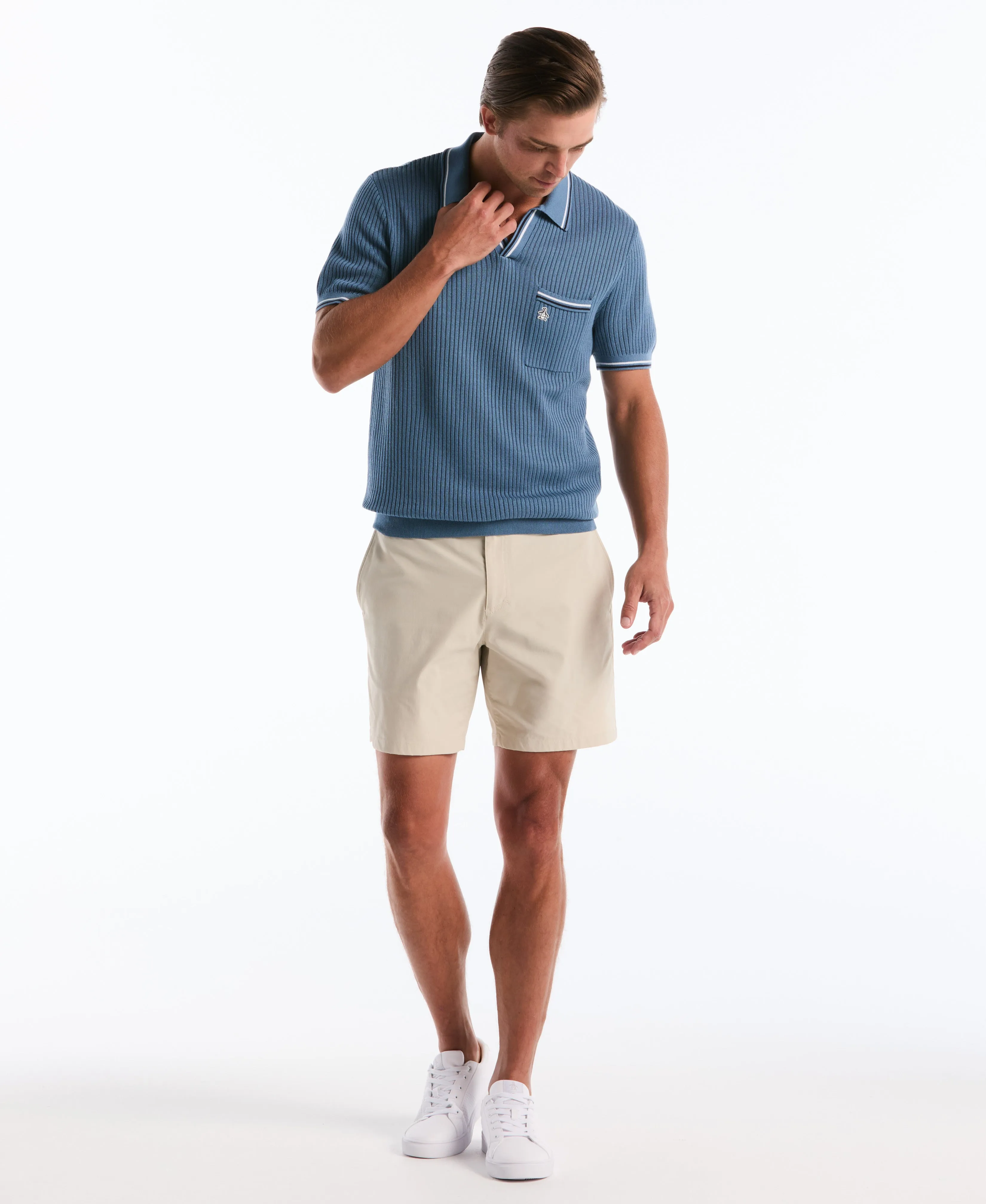Cotton Ribbed Johnny Sweater Polo sold by Original Penguin product image thumbnail 4