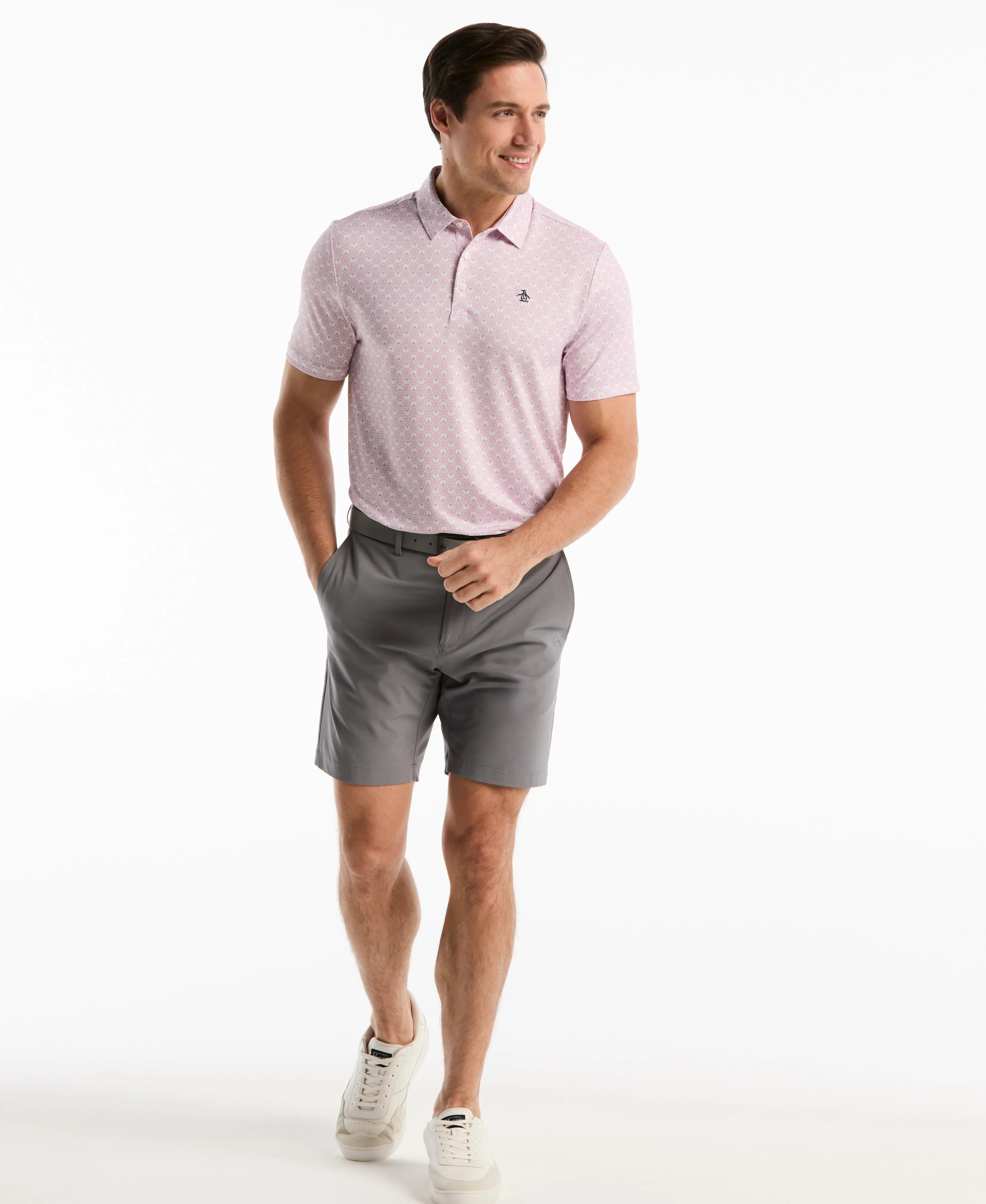 Tiny Geometric Print Golf Polo sold by Original Penguin product image thumbnail 4