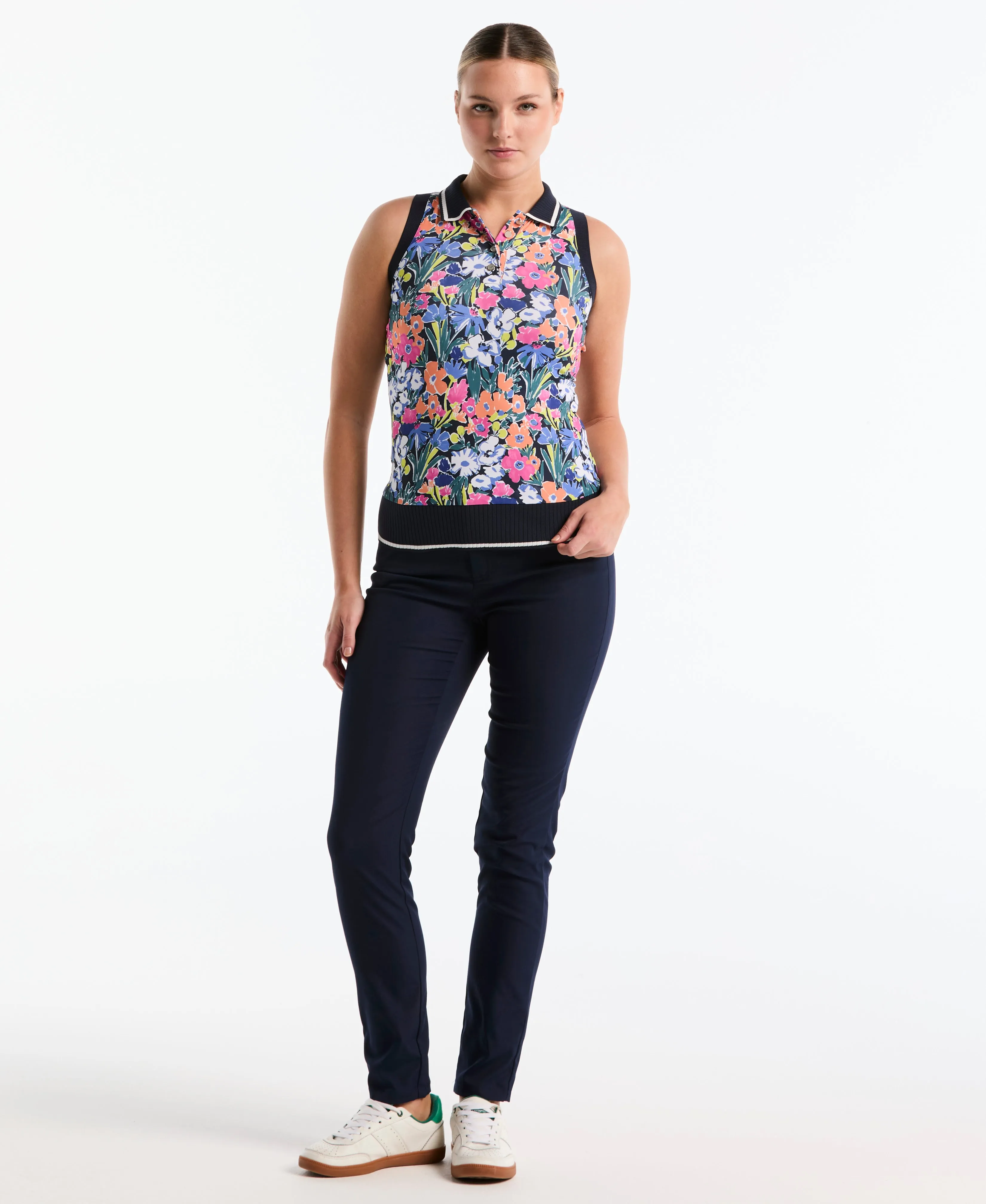 Women's Sketch Floral Sleeveless Golf Polo sold by Original Penguin product image thumbnail 4