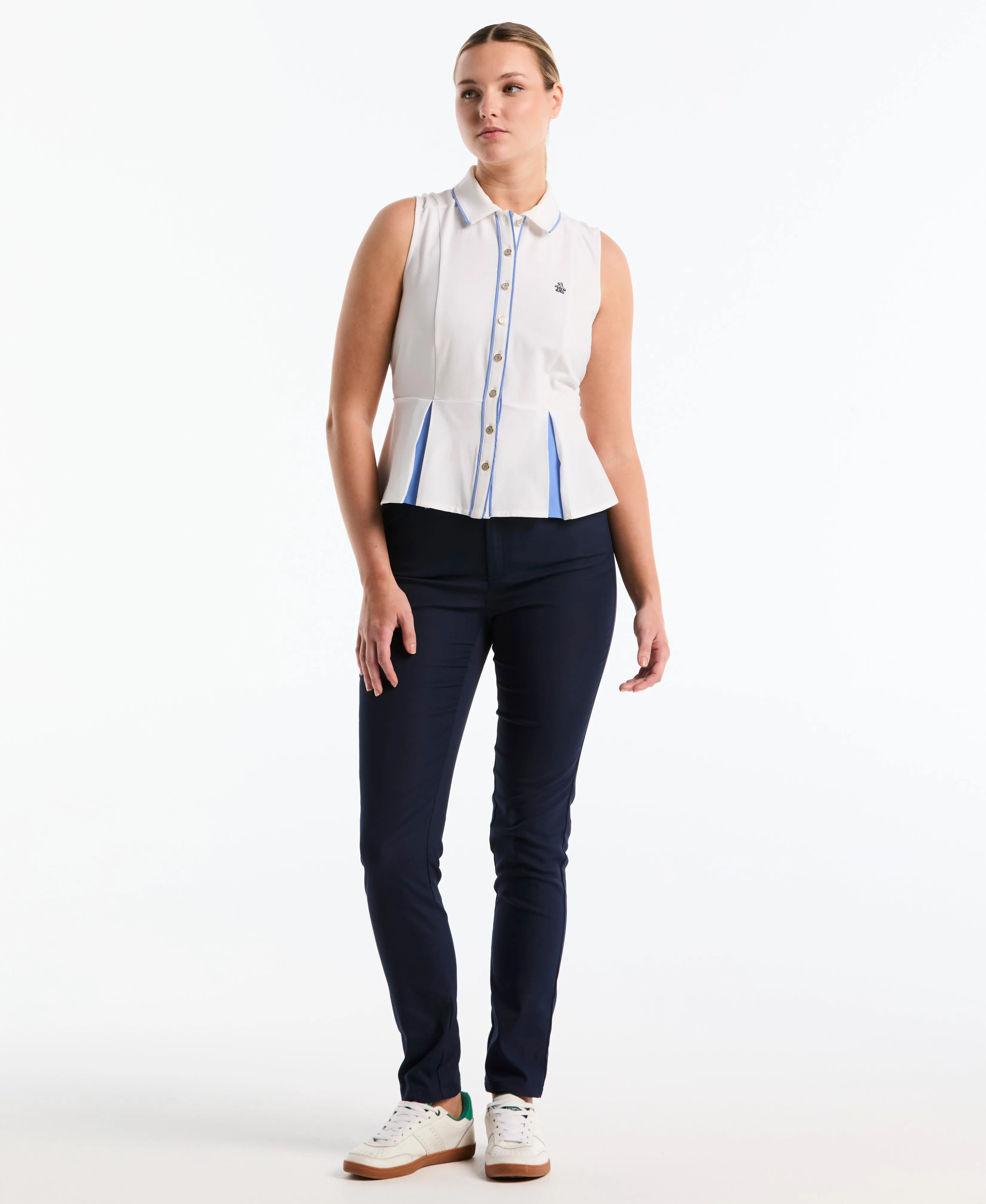 Women's Peplum Blocked Golf Polo sold by Original Penguin product image thumbnail 5