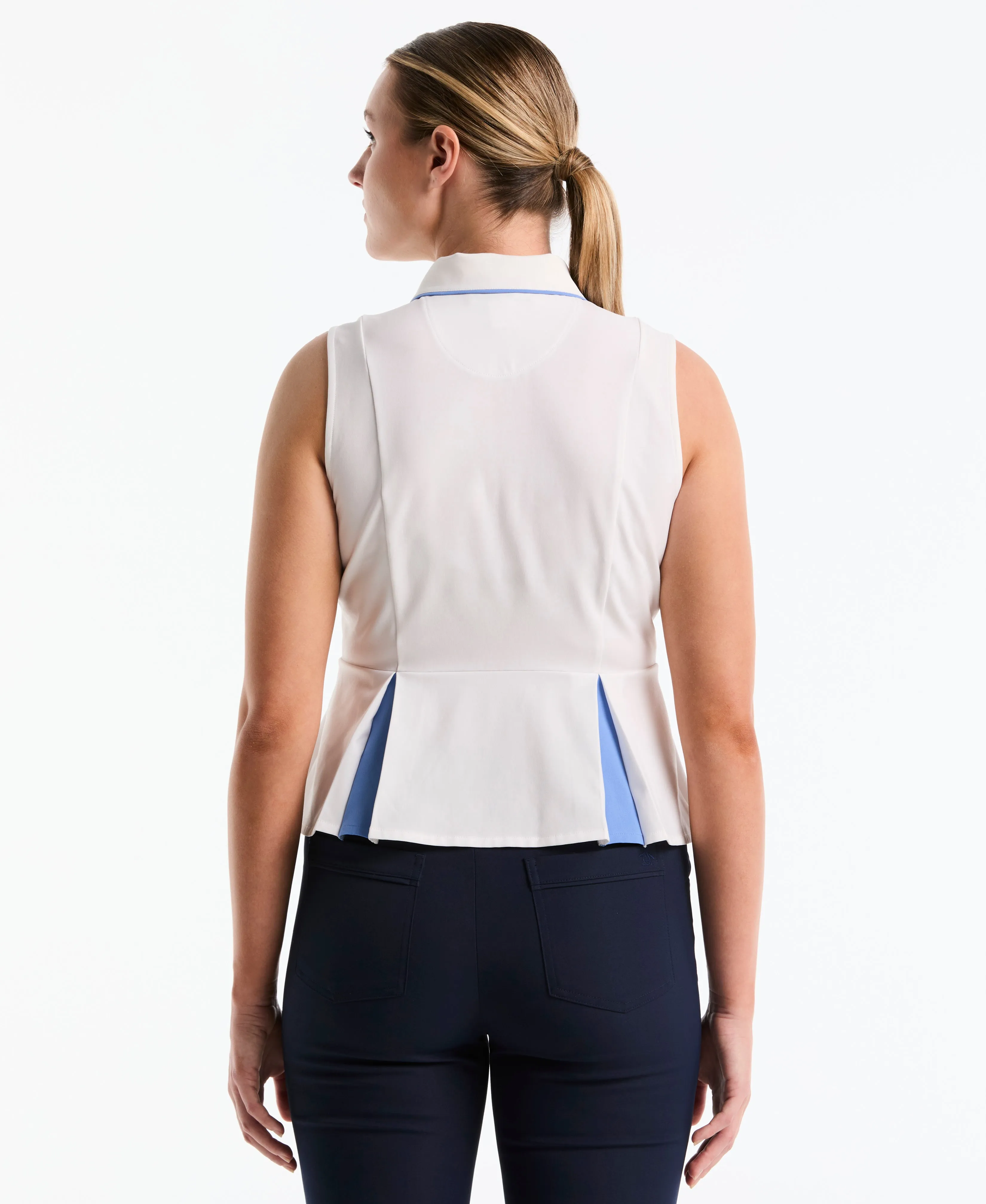 Women's Peplum Blocked Golf Polo sold by Original Penguin product image thumbnail 2