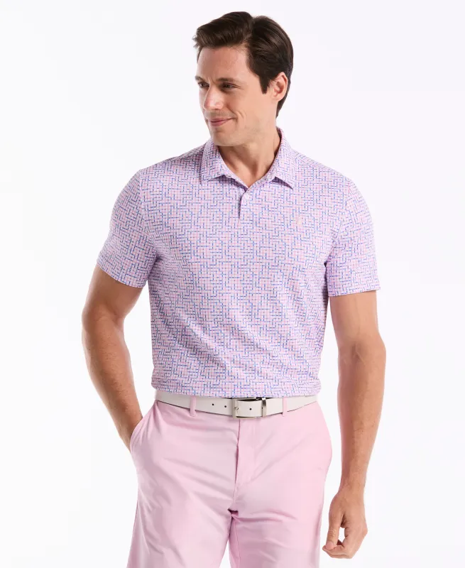 Color Theory Gingham Golf Polo sold by Original Penguin