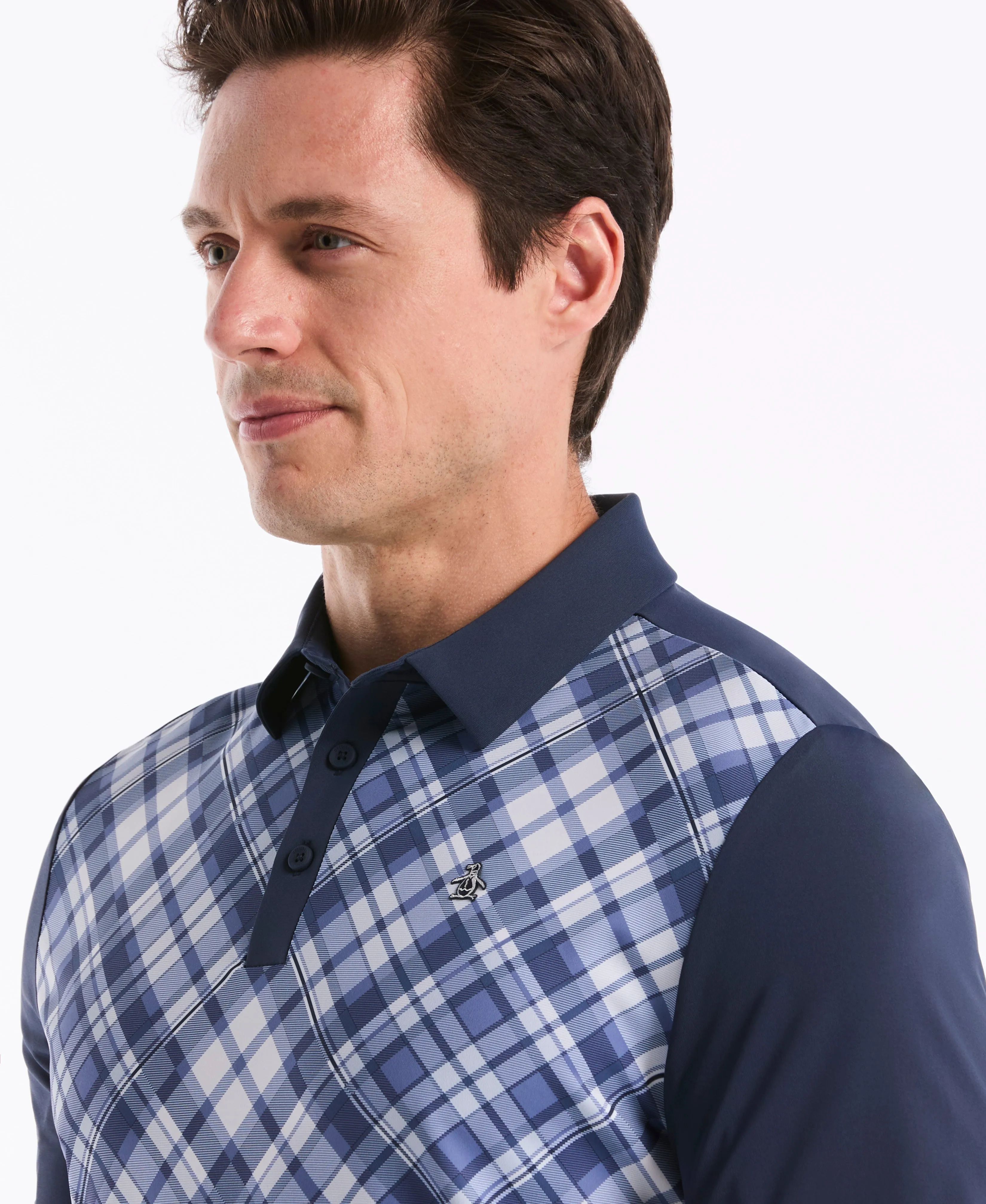 50's Block Madras Plaid Golf Polo sold by Original Penguin product image thumbnail 3
