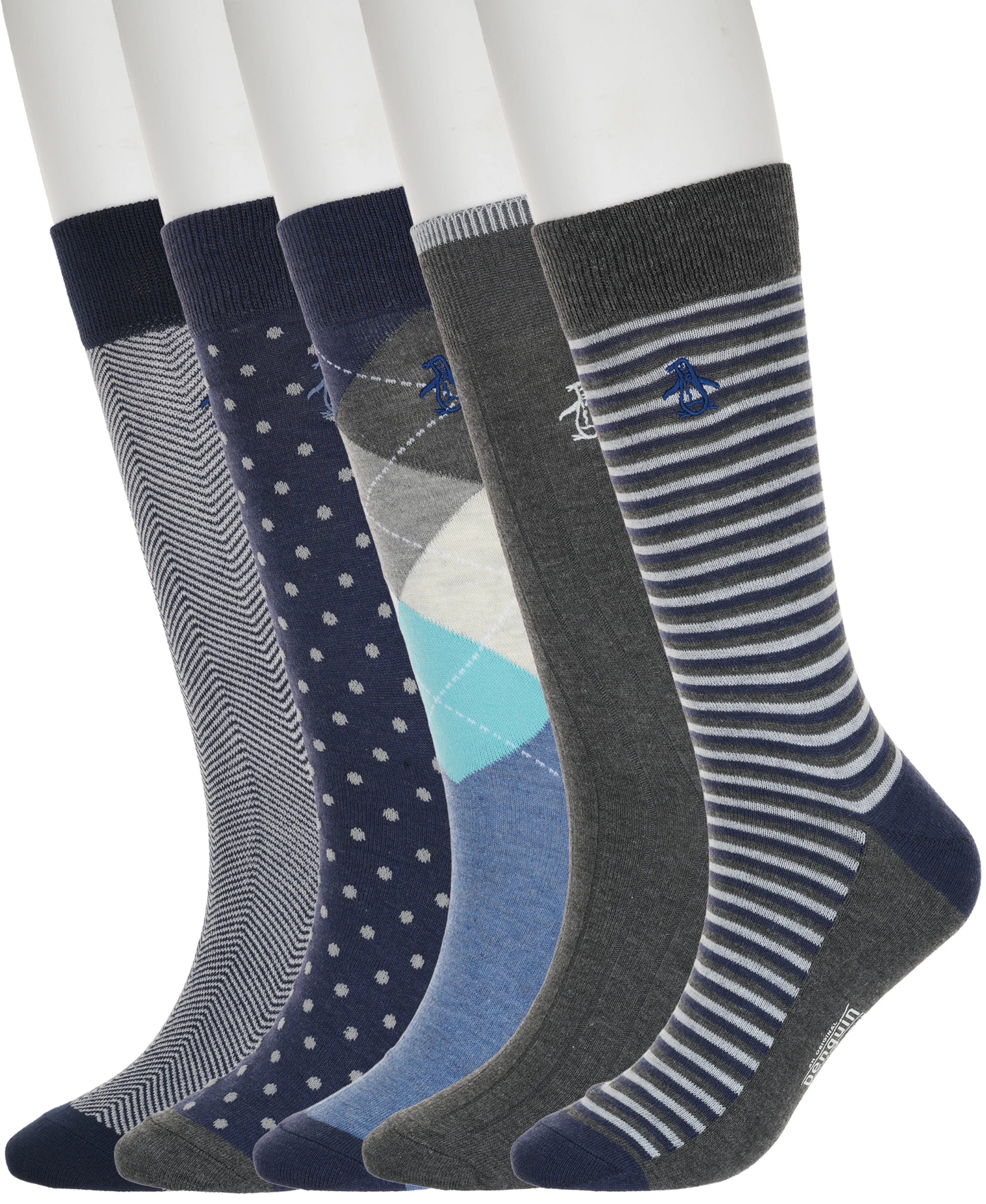 5 Pack Patterned Dress Sock sold by Original Penguin