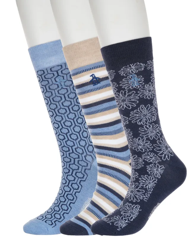 3 Pack Ayres Ventura Cambria Sock made by Original Penguin