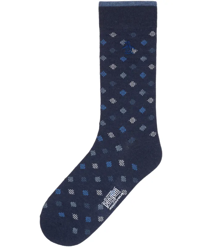 Lined Diamond Neat Sock sold by Original Penguin