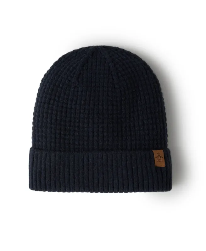 Waffle Knit Beanie sold by Original Penguin
