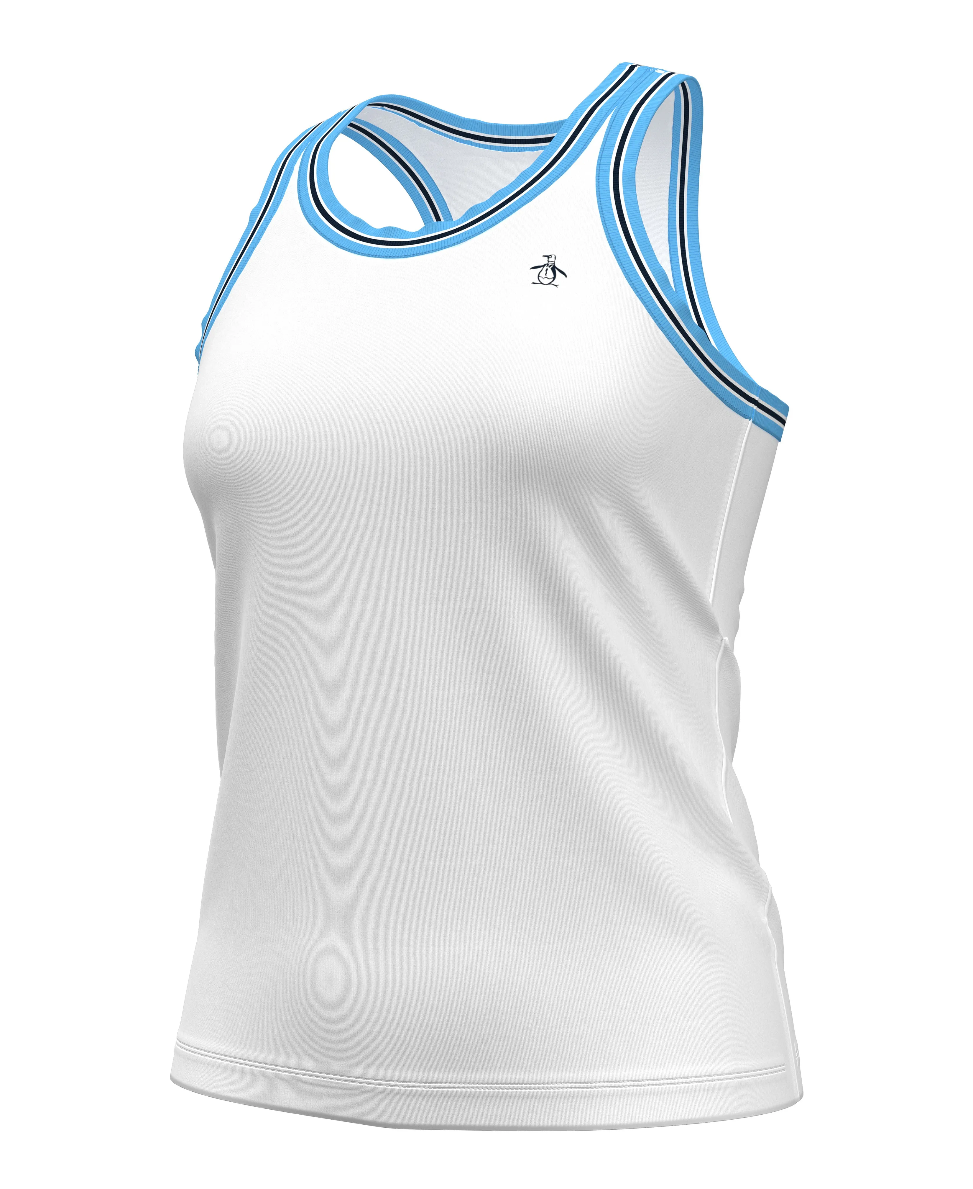 Women's Contrast Rib Racerback Tennis Tank sold by Original Penguin product image thumbnail 4